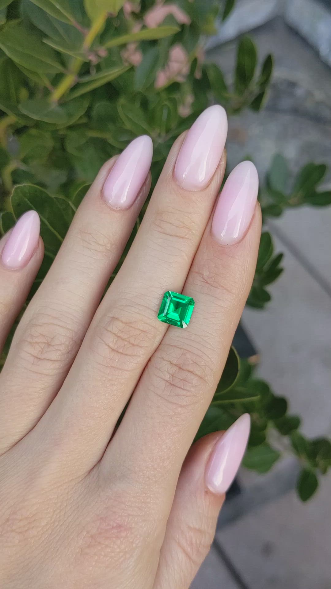 1.31 Ct. Emerald from Colombia Size Video