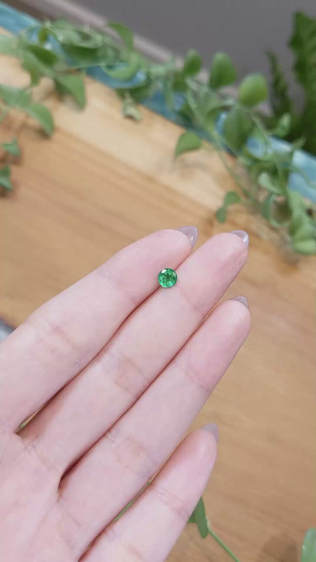 0.39 Ct. Emerald from Afghanistan Size Video