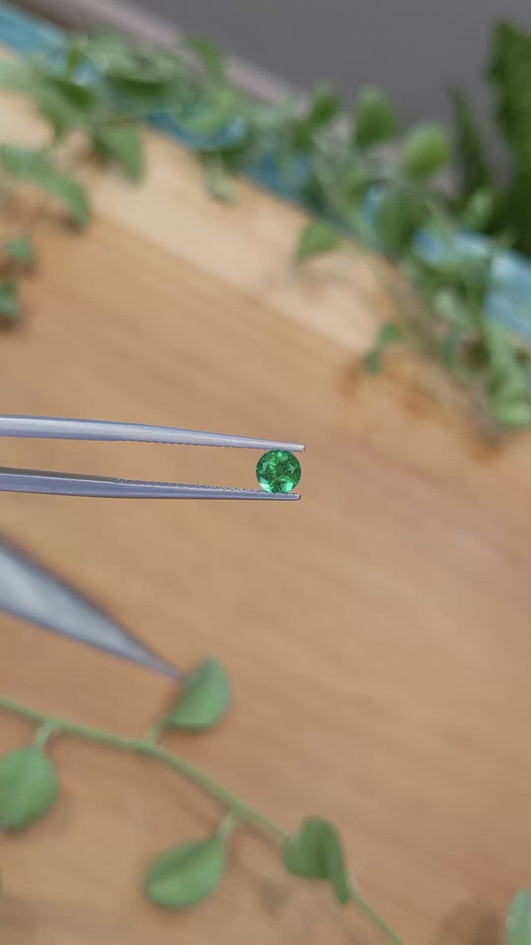 0.39 Ct. Emerald from Afghanistan Size Video
