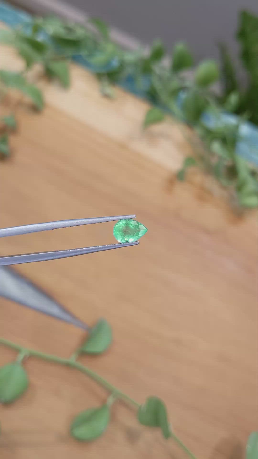 1.08 Ct. Emerald from Colombia Size Video