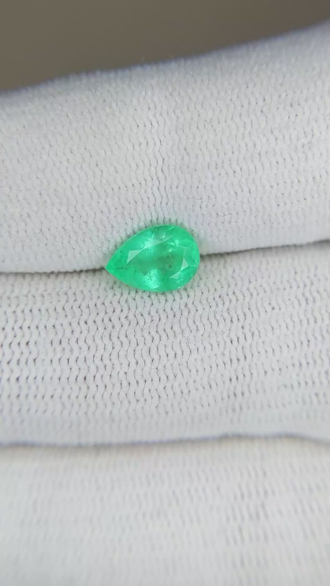 1.08 Ct. Emerald from Colombia Size Video