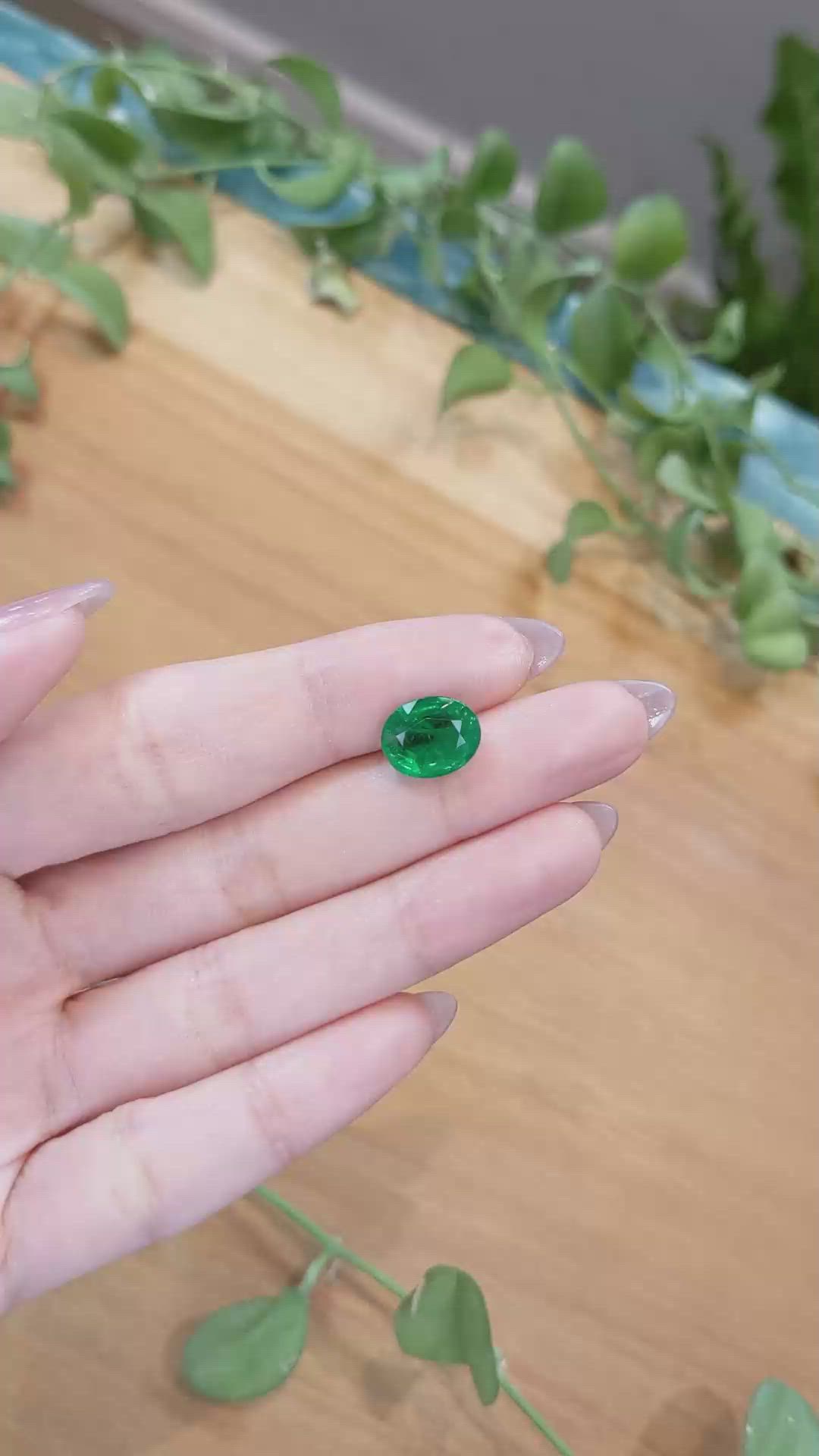 3.72 Ct. Emerald from Afghanistan Size Video