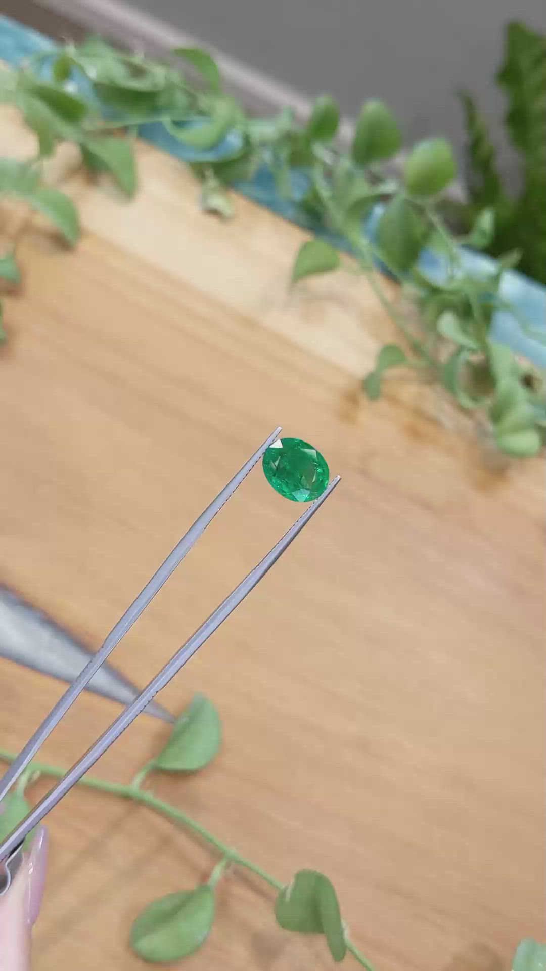 3.72 Ct. Emerald from Afghanistan Size Video