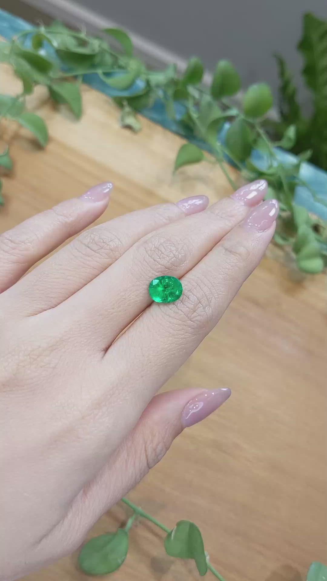 2.21 Ct. Emerald from Afghanistan Size Video