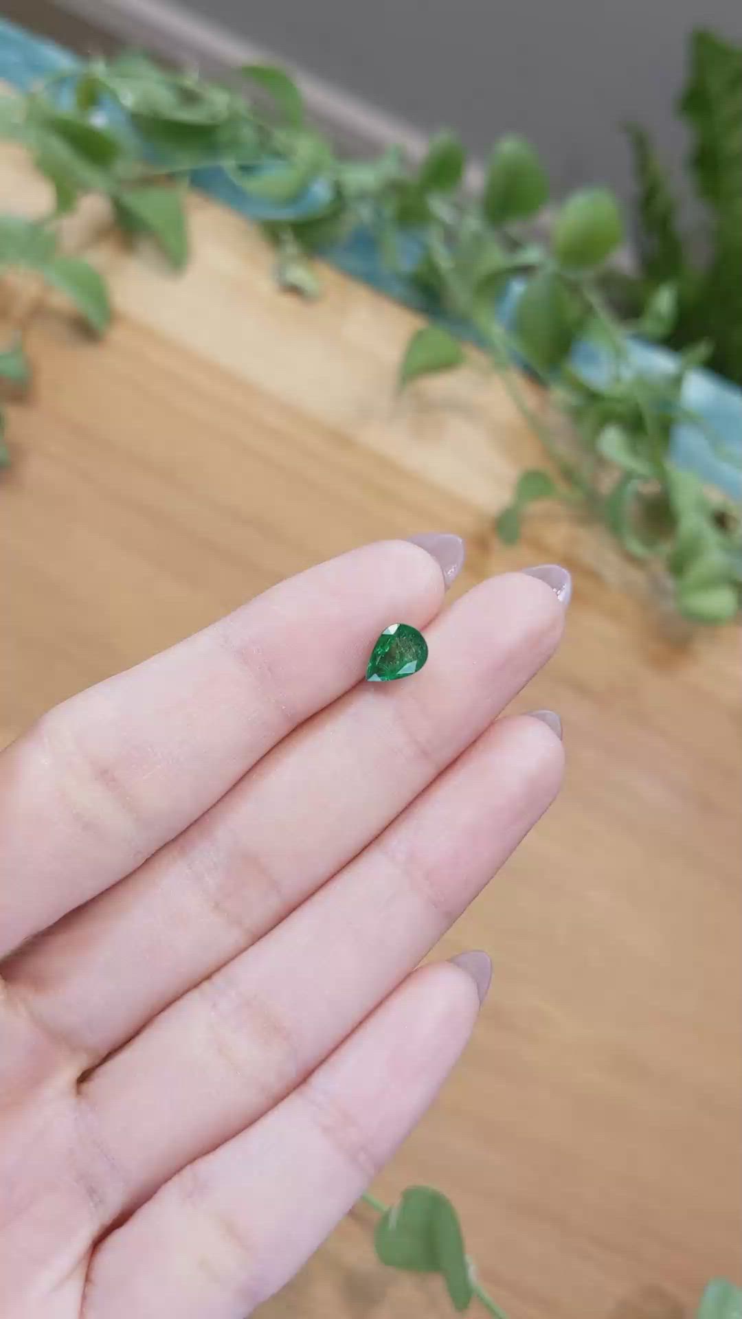 1.05 Ct. Emerald from Afghanistan Size Video