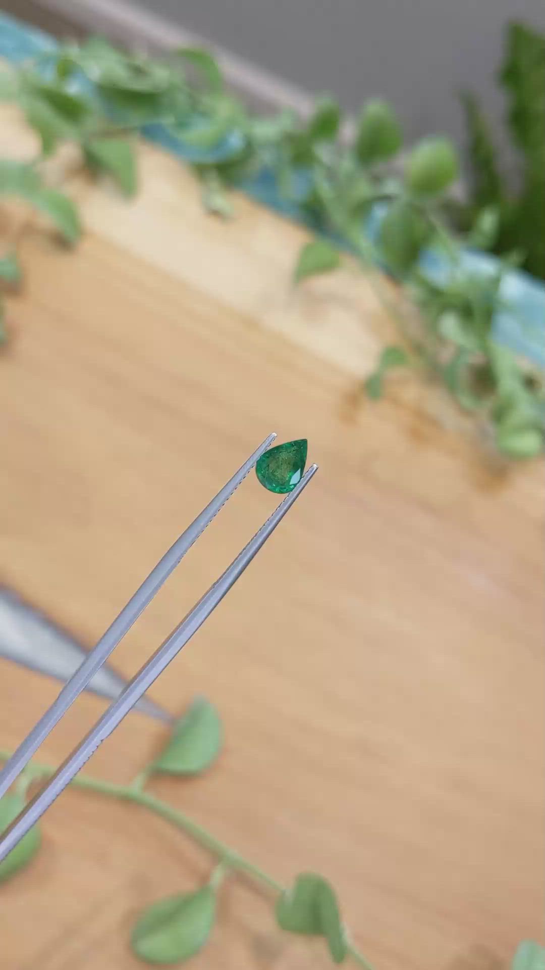 1.05 Ct. Emerald from Afghanistan Size Video