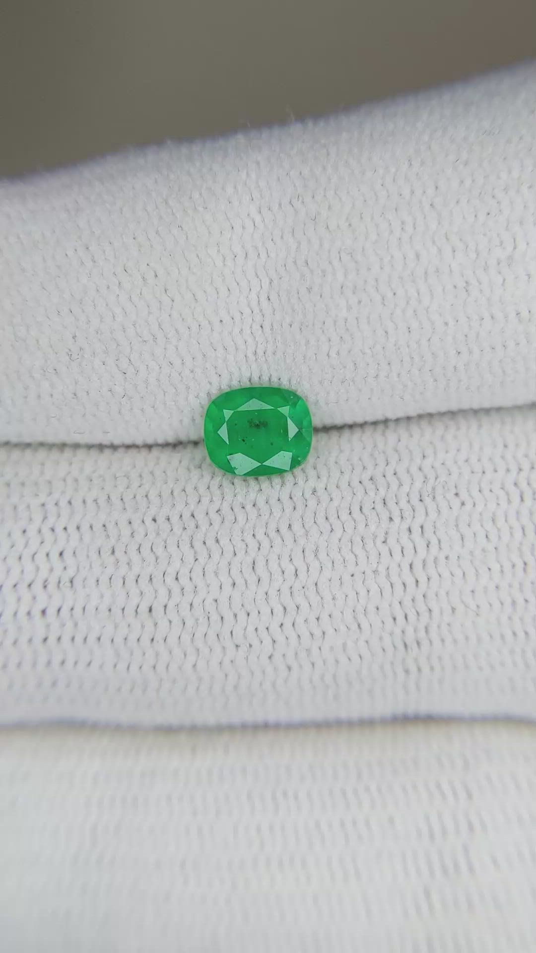 0.57 Ct. Emerald from Afghanistan Size Video