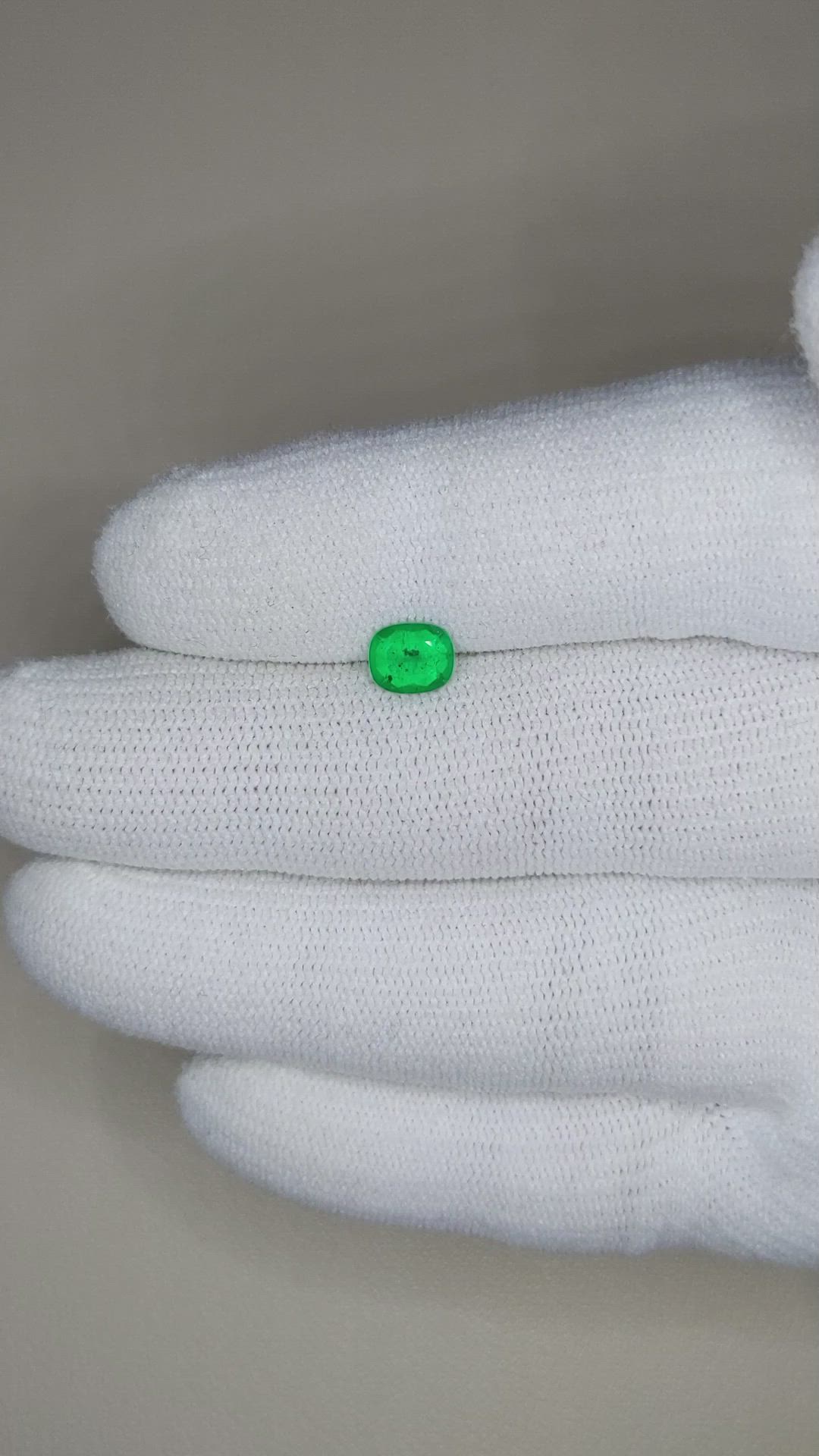 0.57 Ct. Emerald from Afghanistan Size Video
