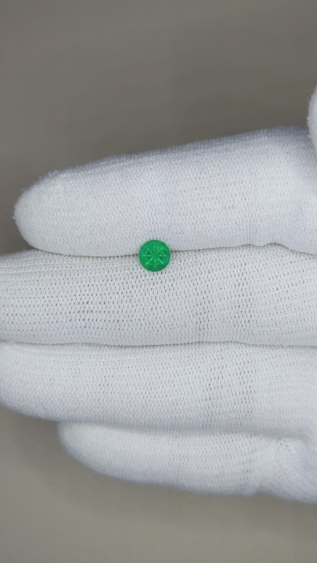 0.45 Ct. Emerald from Afghanistan Size Video