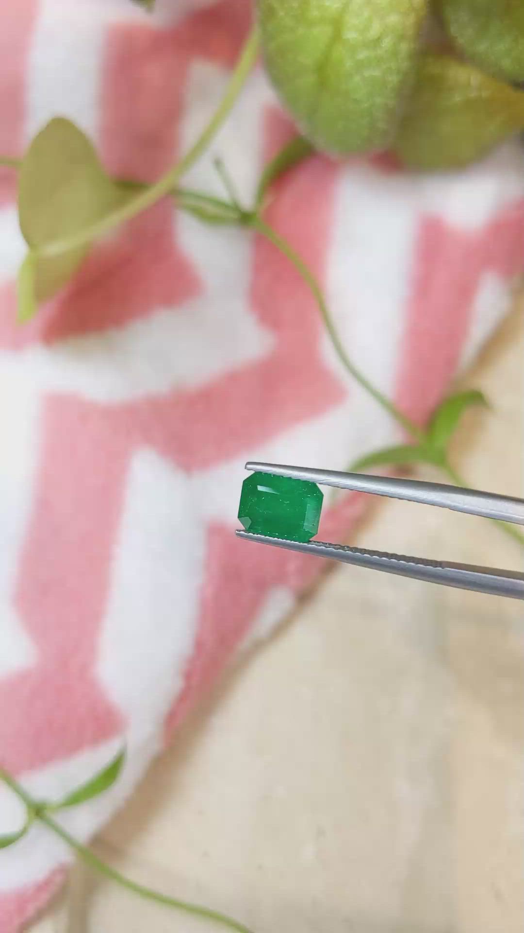 1.78 Ct. Emerald from Afghanistan Size Video