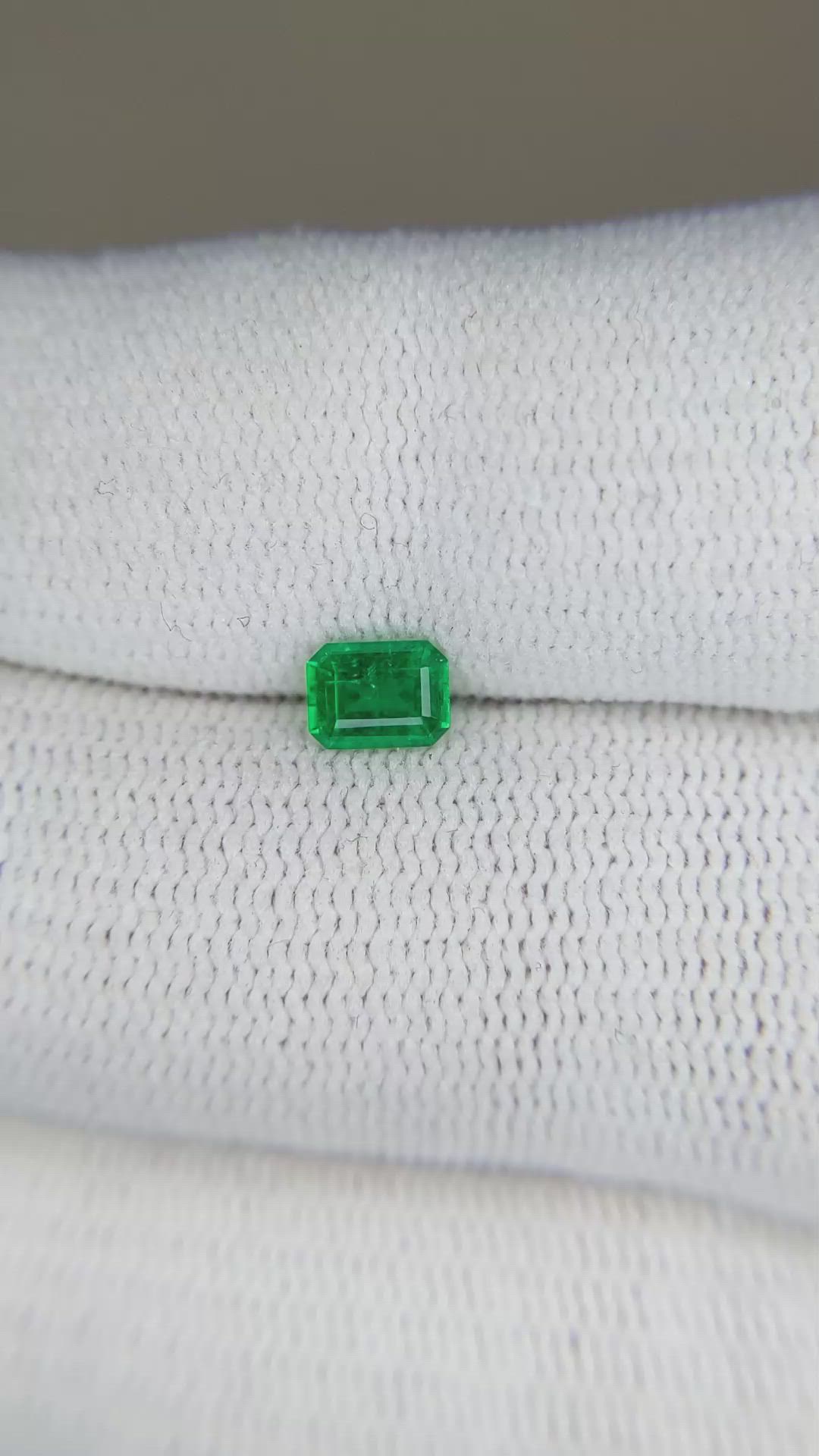 0.39 Ct. Emerald from Afghanistan Size Video