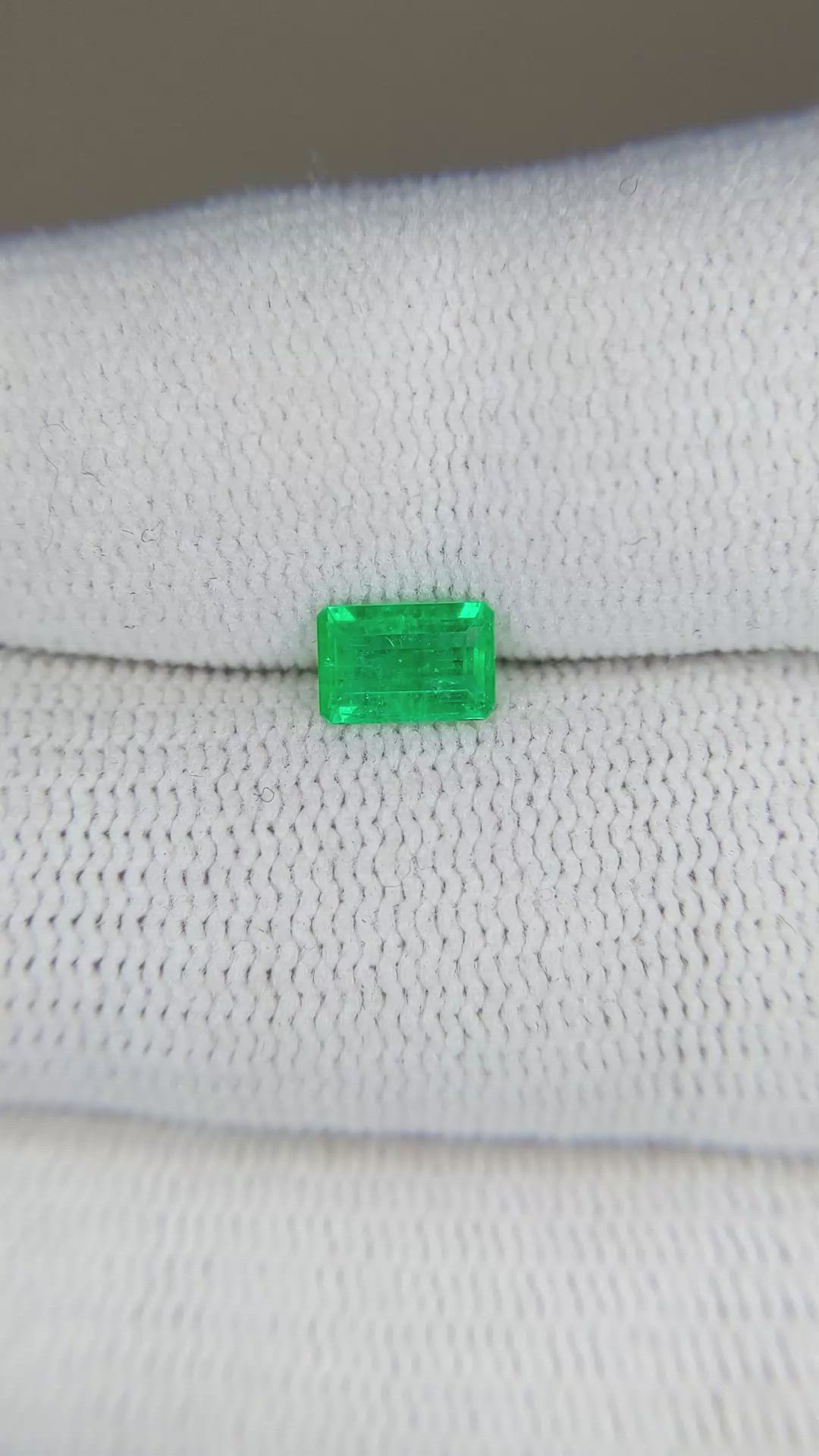 0.48 Ct. Emerald from Afghanistan Size Video