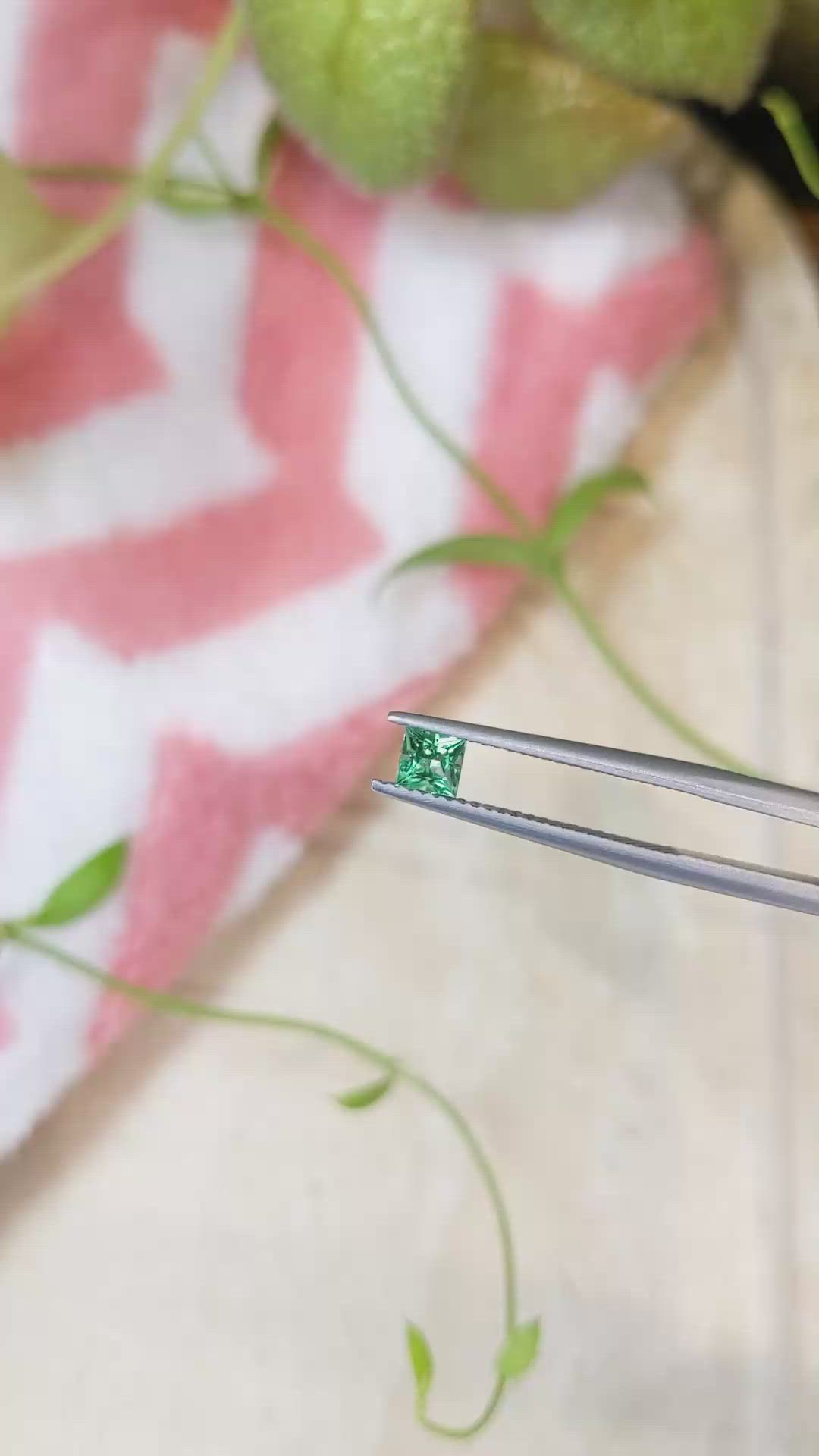 0.31 Ct. Emerald from Afghanistan Size Video