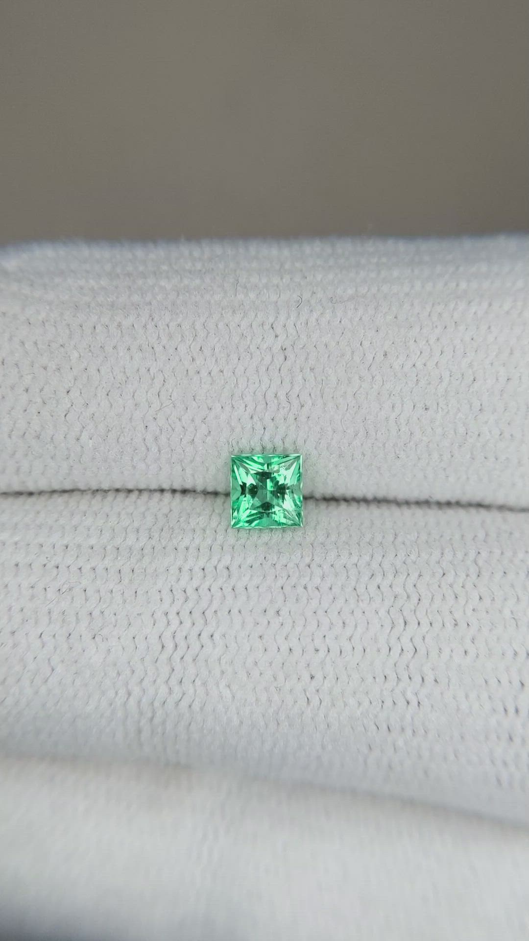 0.31 Ct. Emerald from Afghanistan Size Video