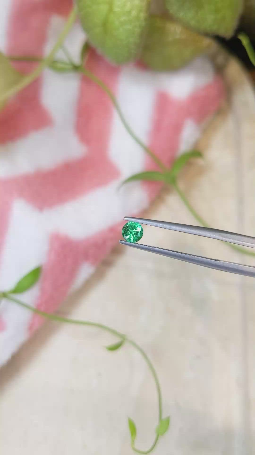0.27 Ct. Emerald from Afghanistan Size Video