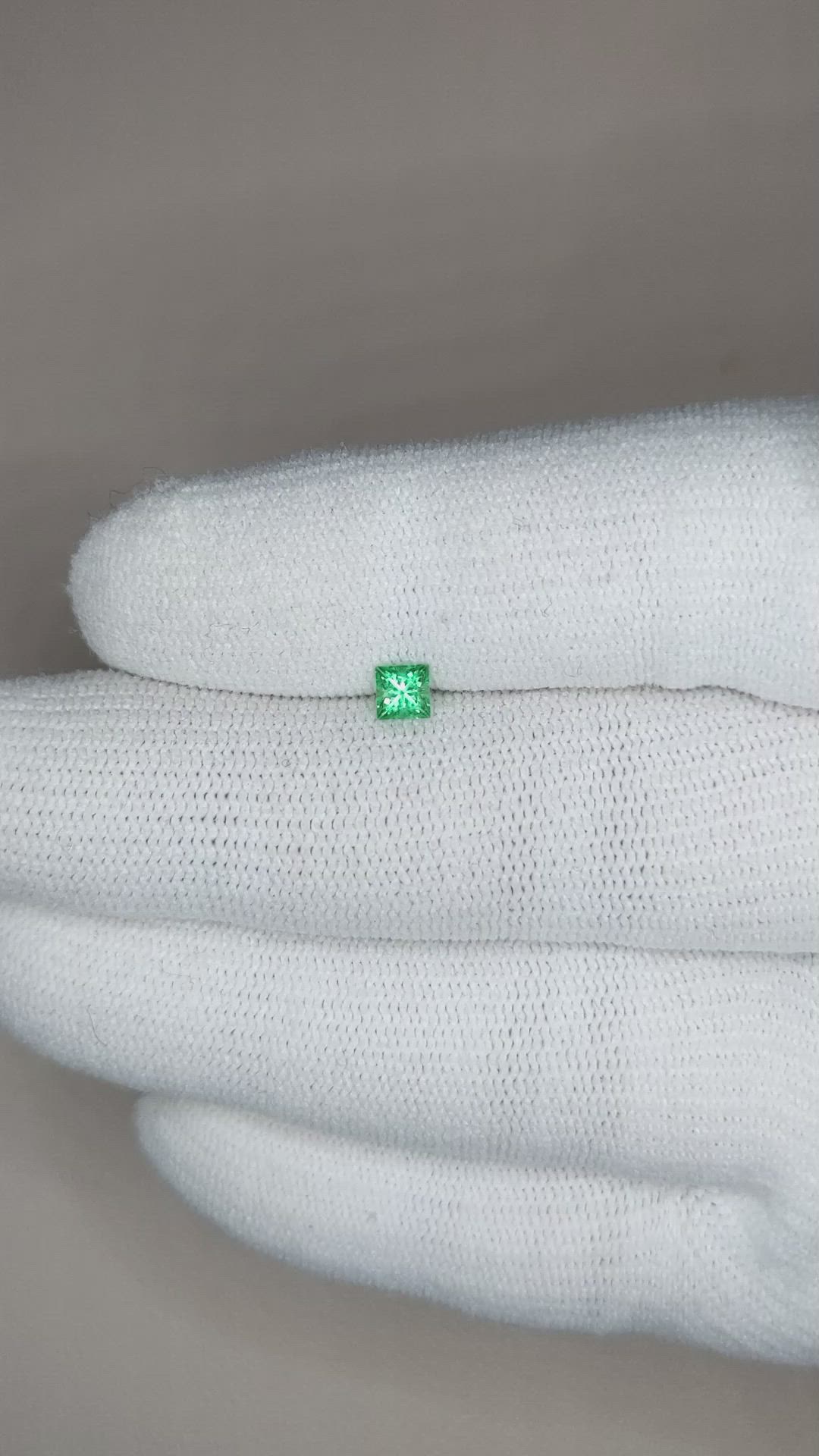 0.24 Ct. Emerald from Afghanistan Size Video