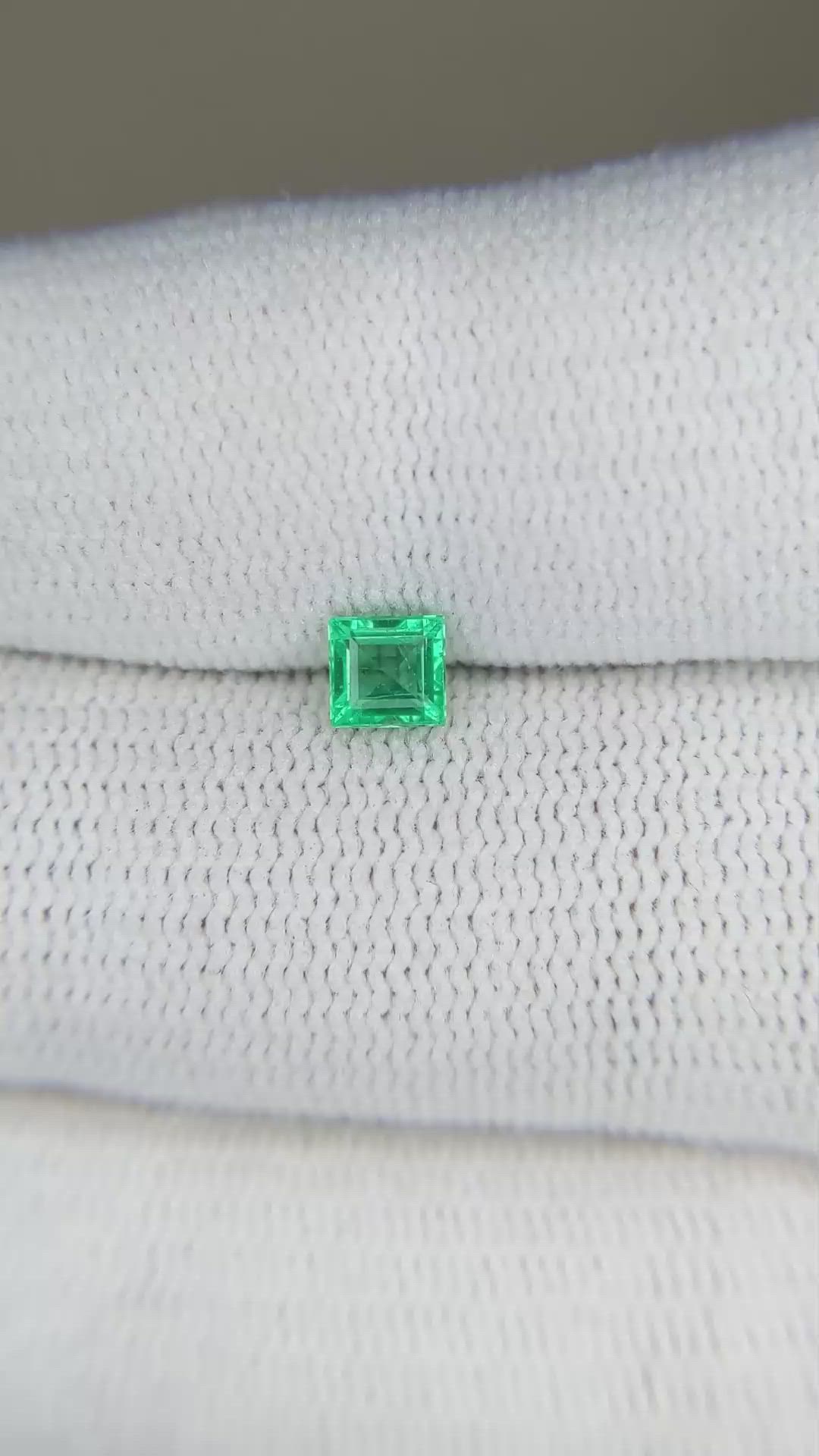 0.39 Ct. Emerald from Afghanistan Size Video