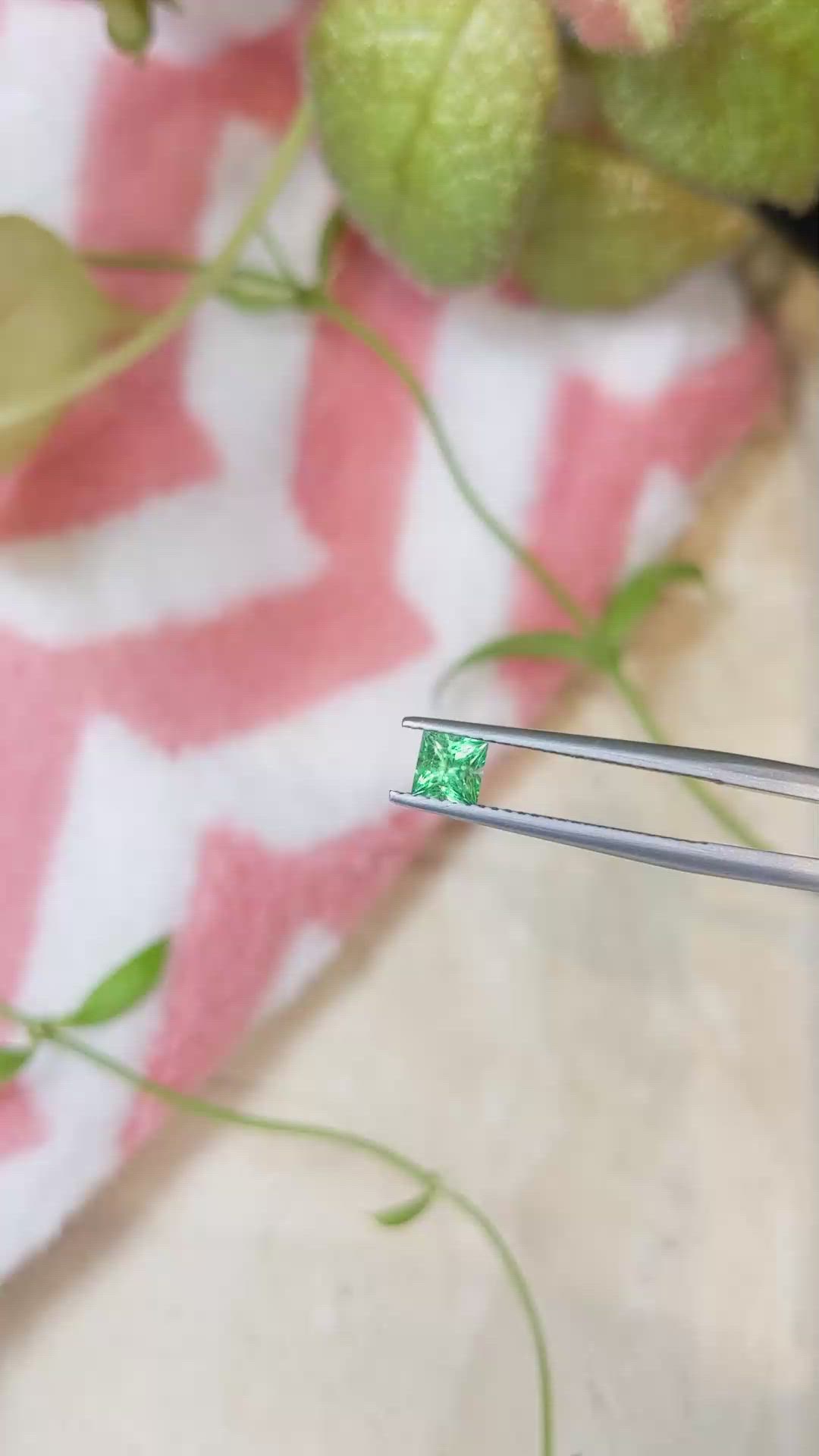 0.41 Ct. Emerald from Afghanistan Size Video