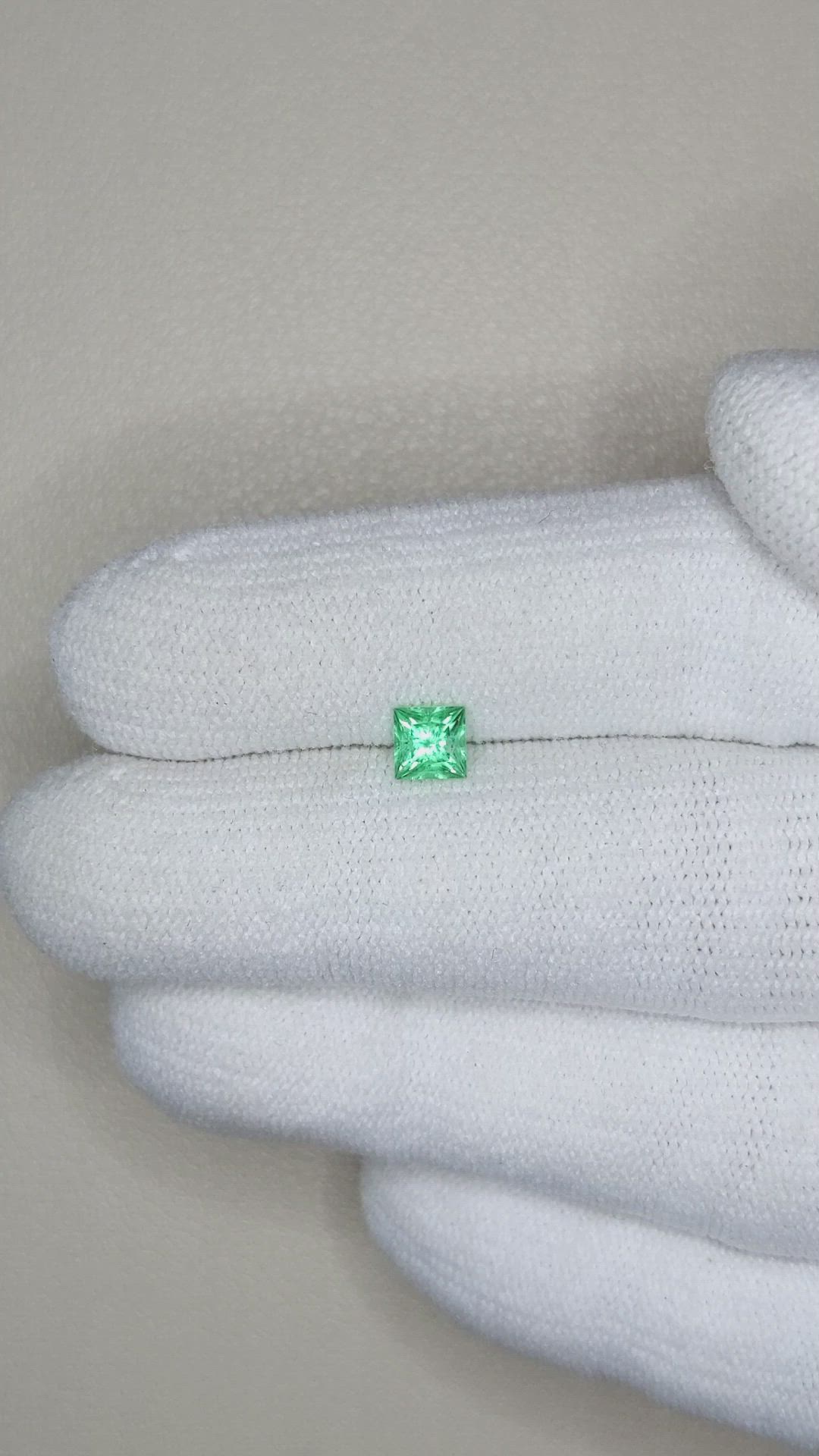 0.41 Ct. Emerald from Afghanistan Size Video