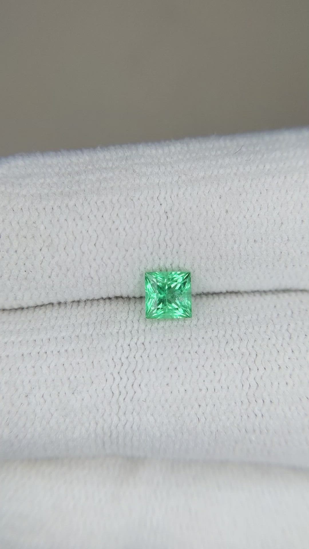 0.41 Ct. Emerald from Afghanistan Size Video