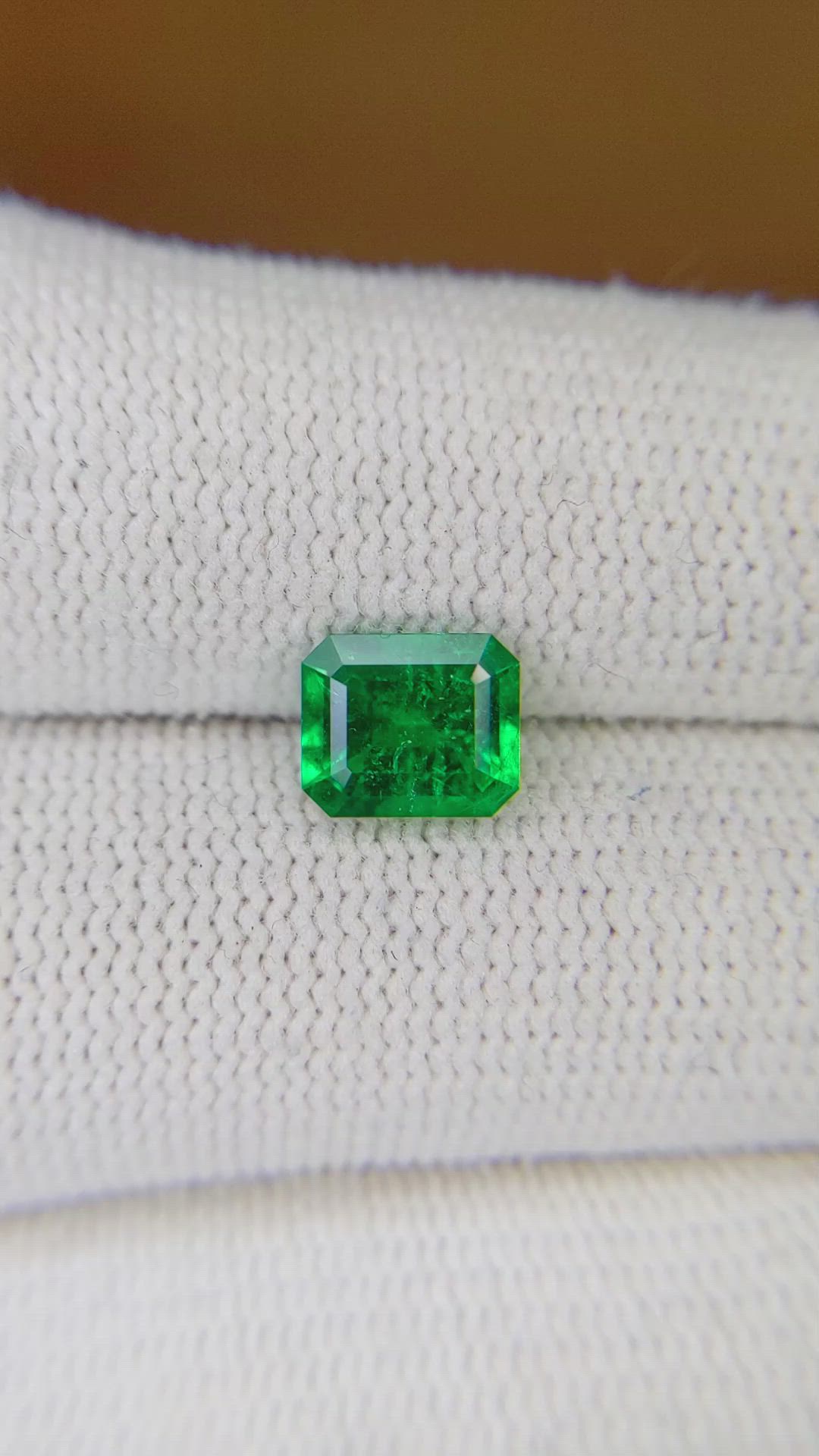 1.25 Ct. Emerald from Colombia Size Video