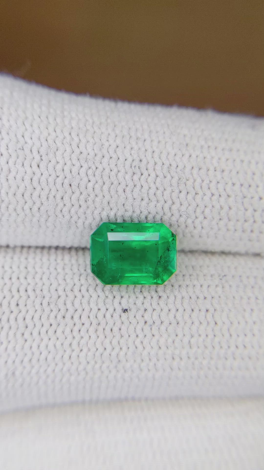 1.87 Ct. Emerald from Colombia Size Video