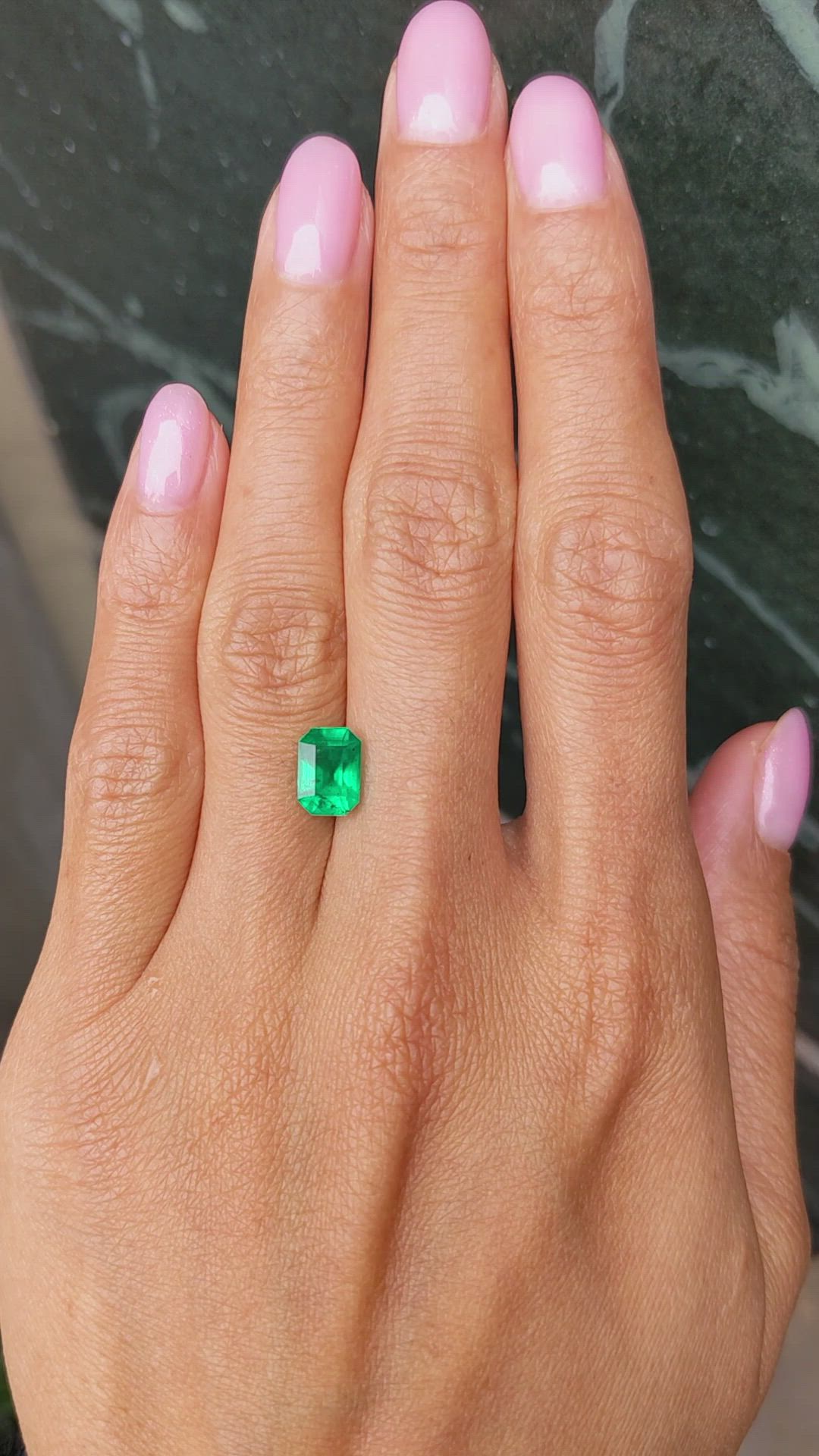 1.87 Ct. Emerald from Colombia Size Video
