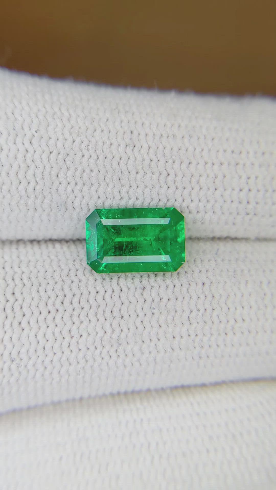 1.59 Ct. Emerald from Colombia Size Video