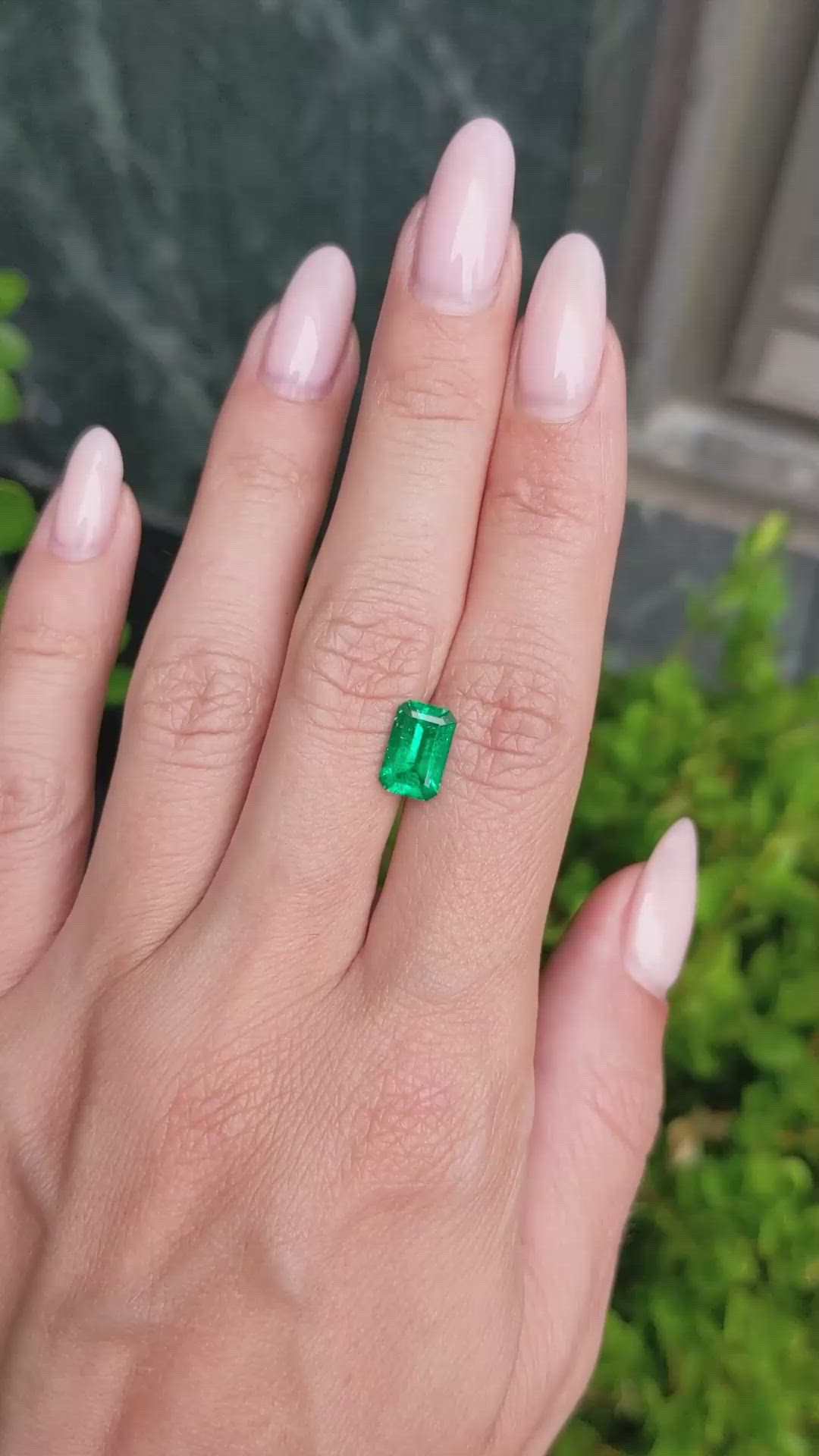 1.59 Ct. Emerald from Colombia Size Video