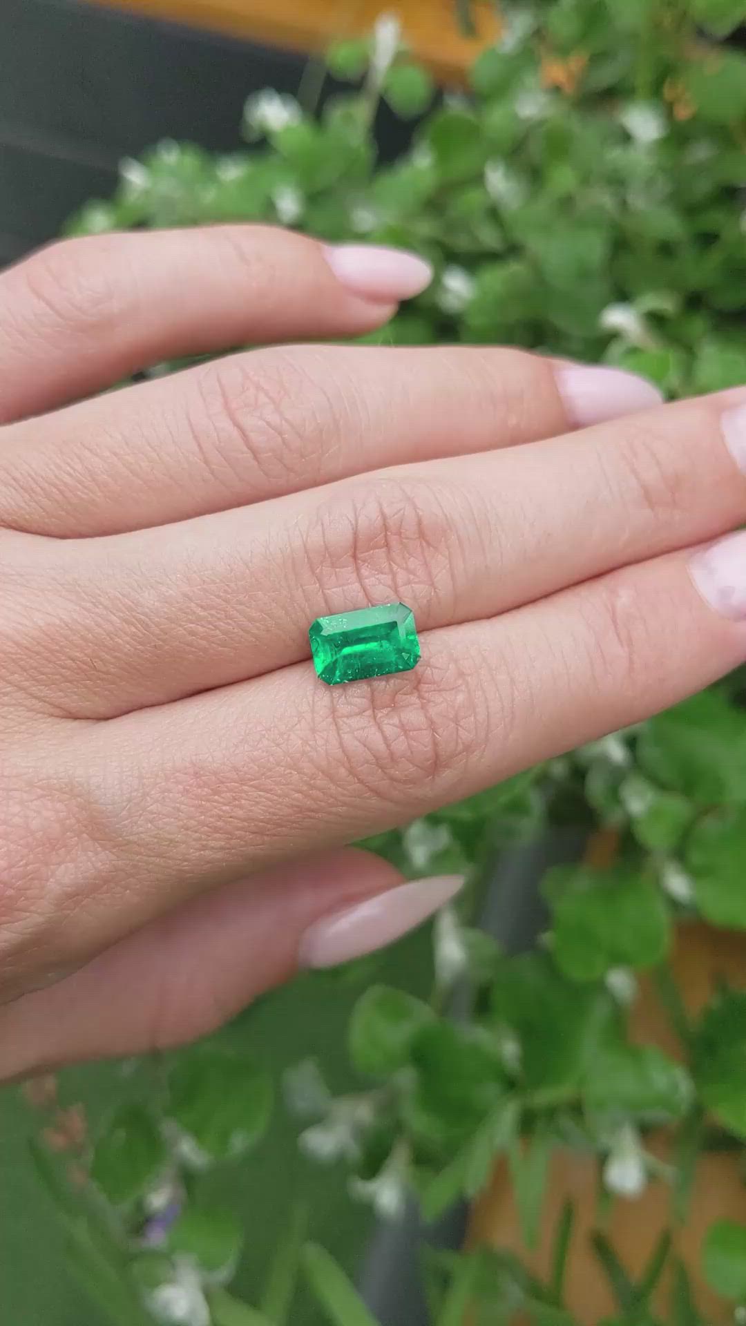 1.59 Ct. Emerald from Colombia Size Video