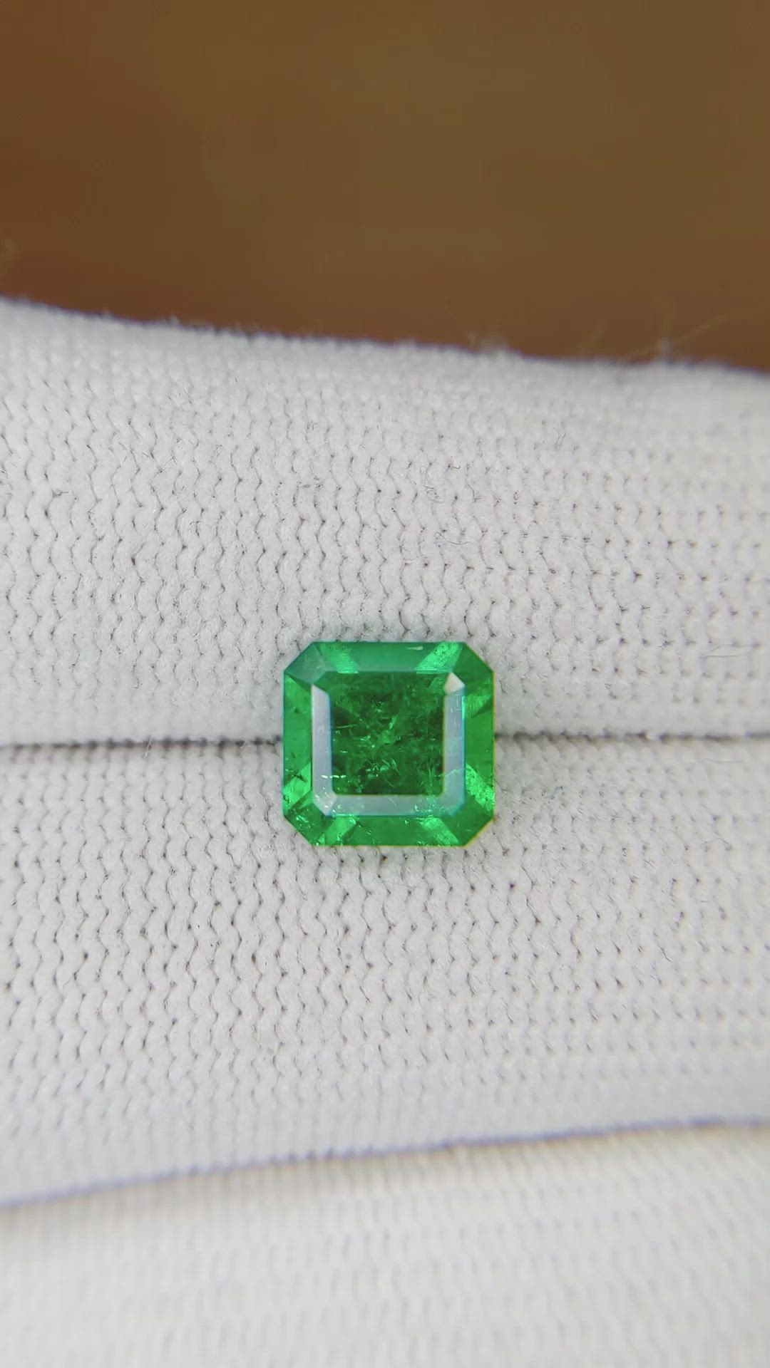 1.66 Ct. Emerald from Colombia Size Video