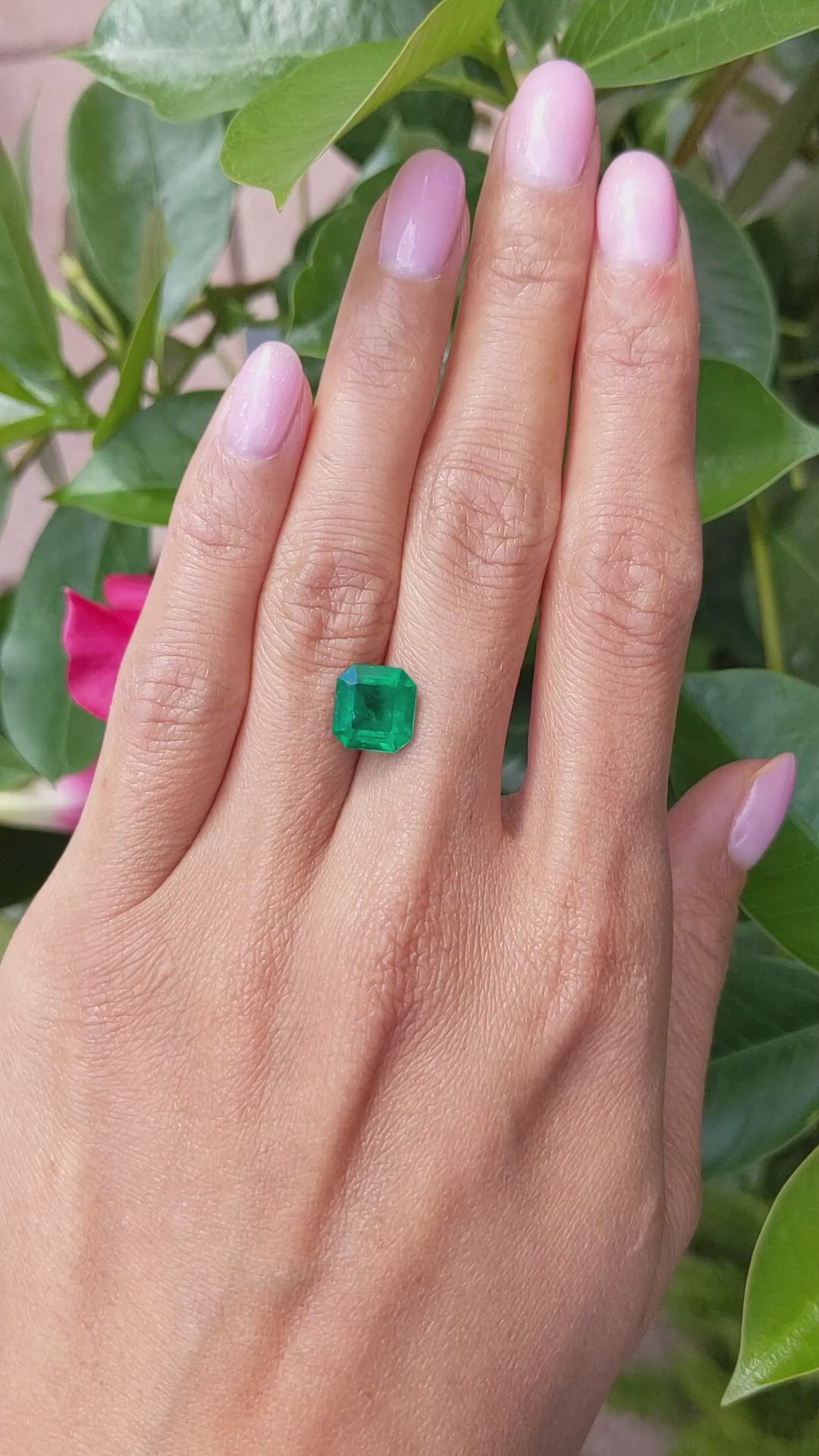 2.95 Ct. Emerald from Colombia Size Video
