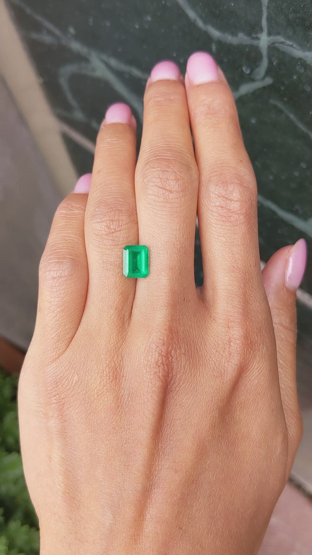 1.88 Ct. Emerald from Colombia Size Video