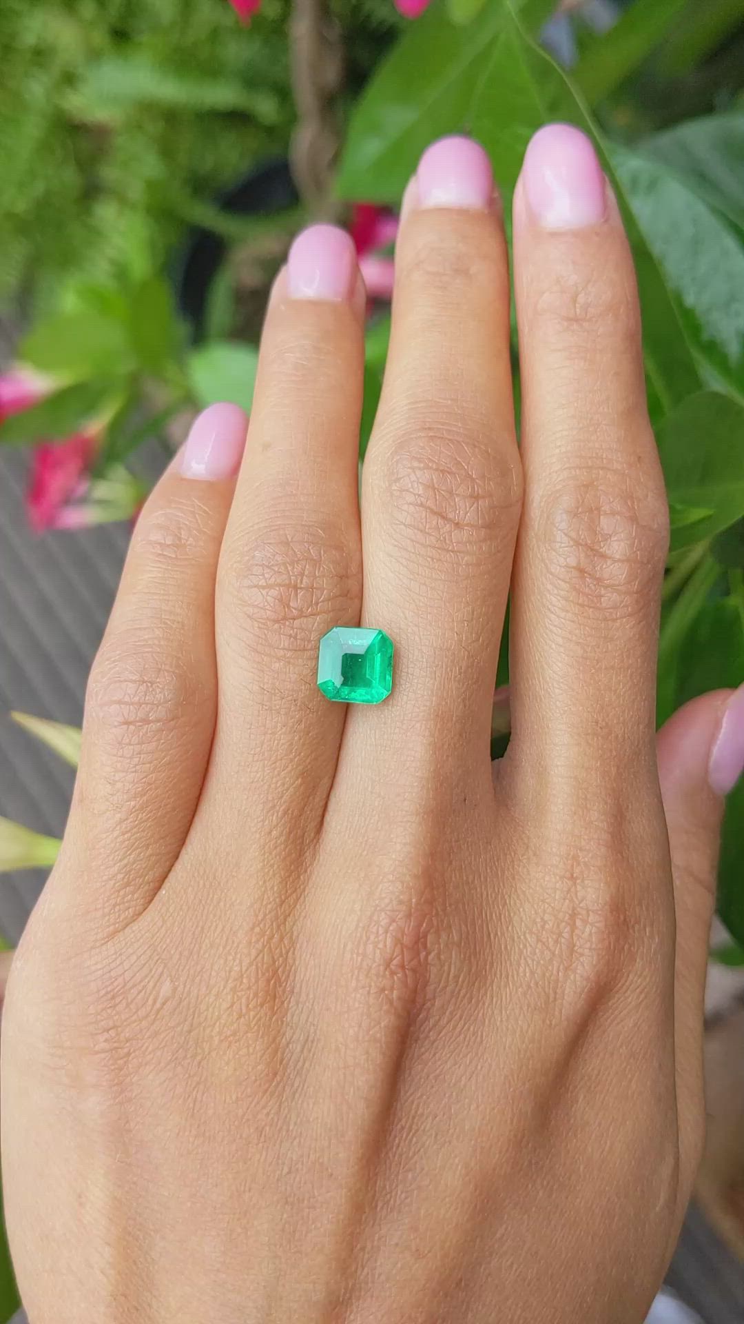 1.97 Ct. Emerald from Colombia Size Video