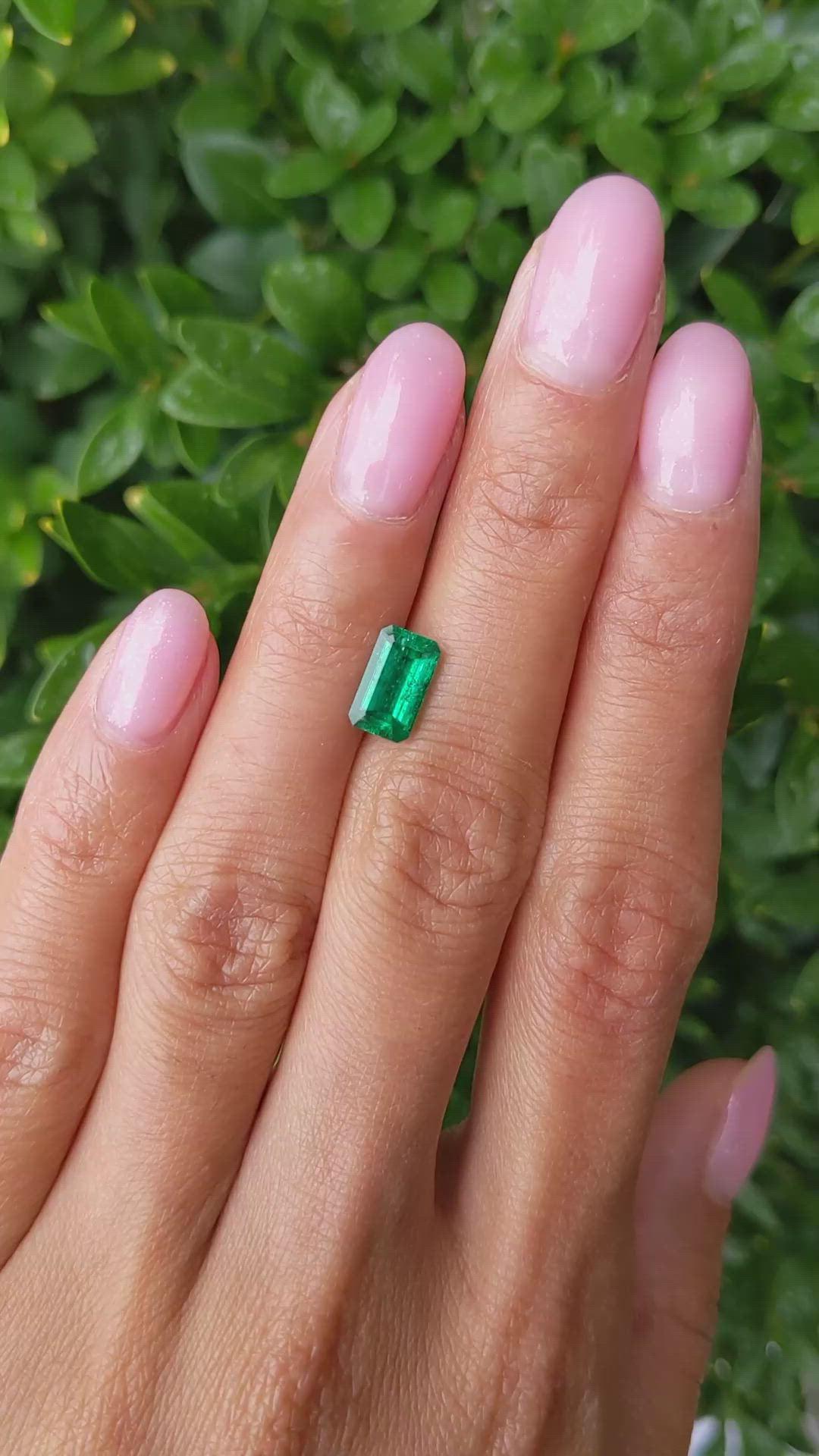 1.19 Ct. Emerald from Colombia Size Video