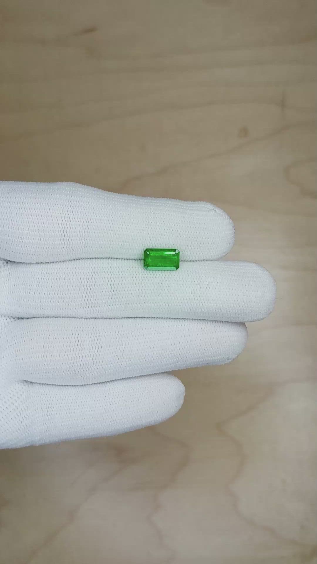 1.19 Ct. Emerald from Colombia Size Video