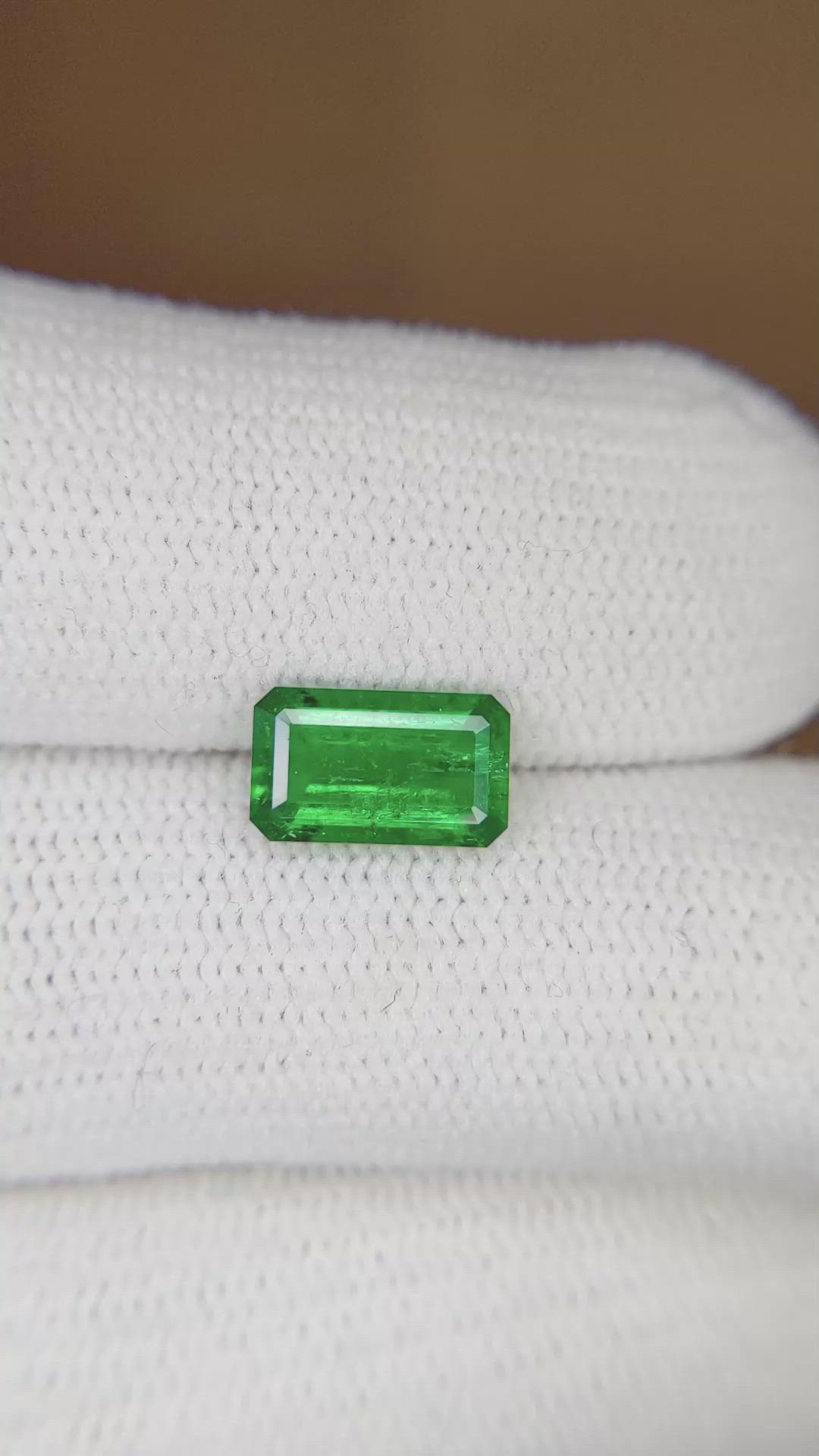 1.19 Ct. Emerald from Colombia Size Video