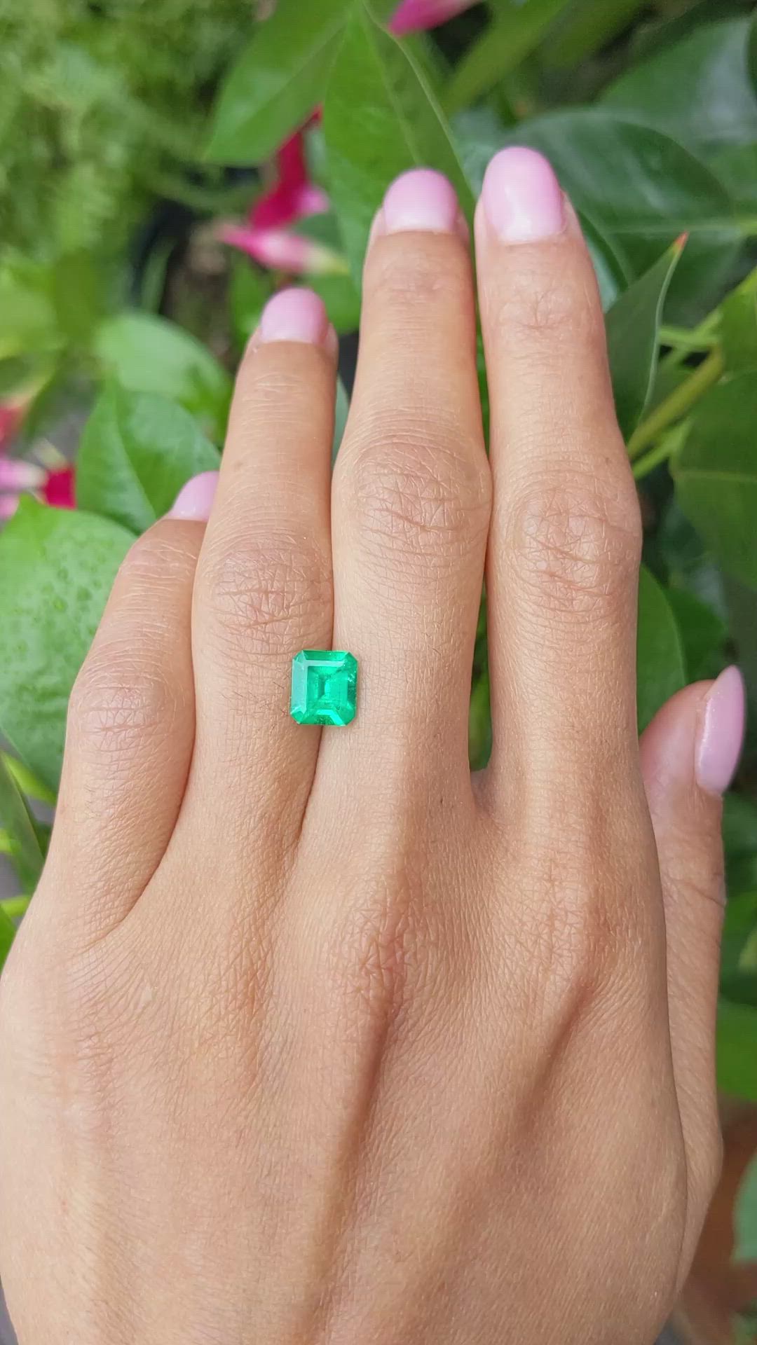 1.62 Ct. Emerald from Colombia Size Video