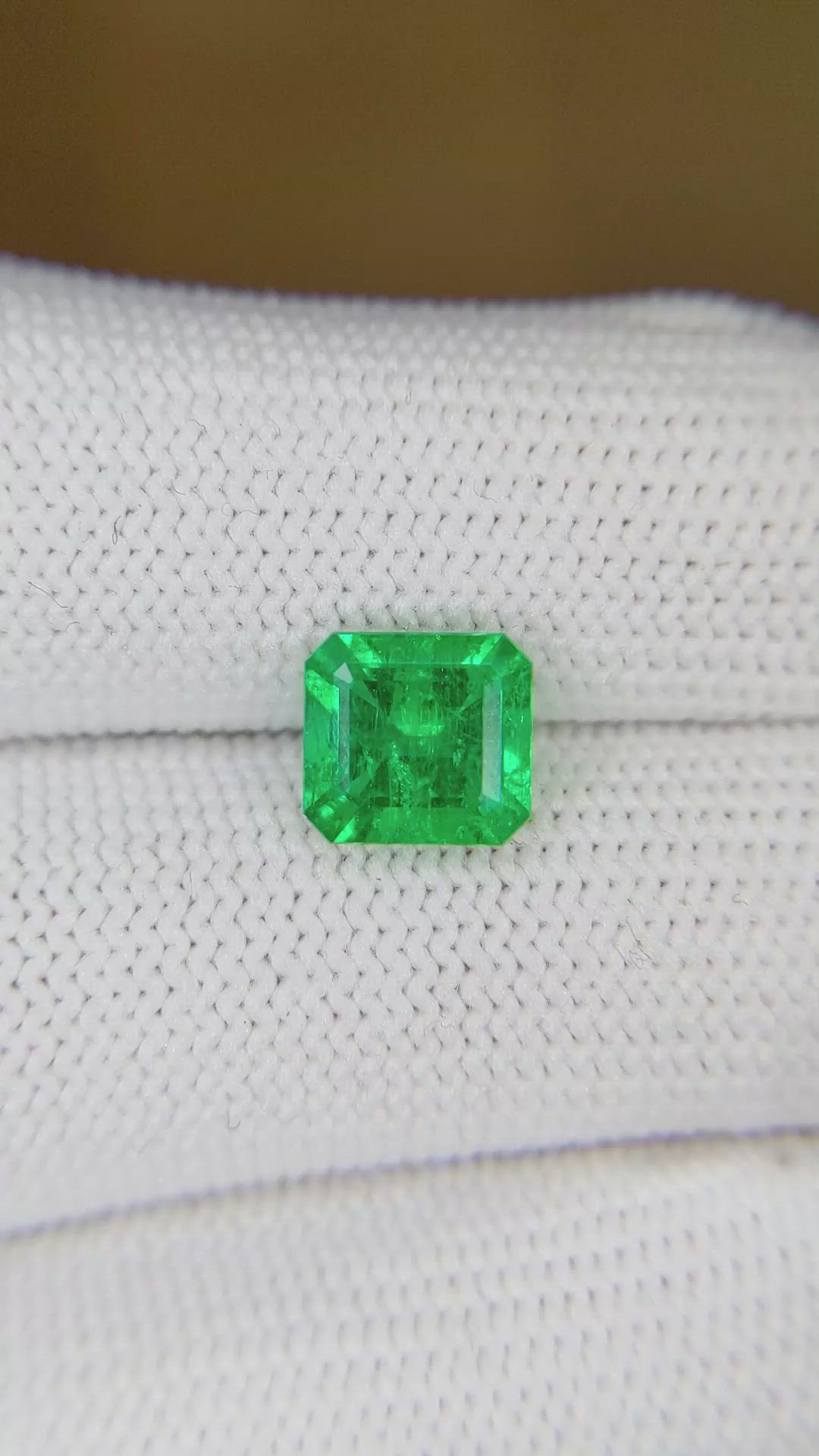 1.77 Ct. Emerald from Colombia Size Video