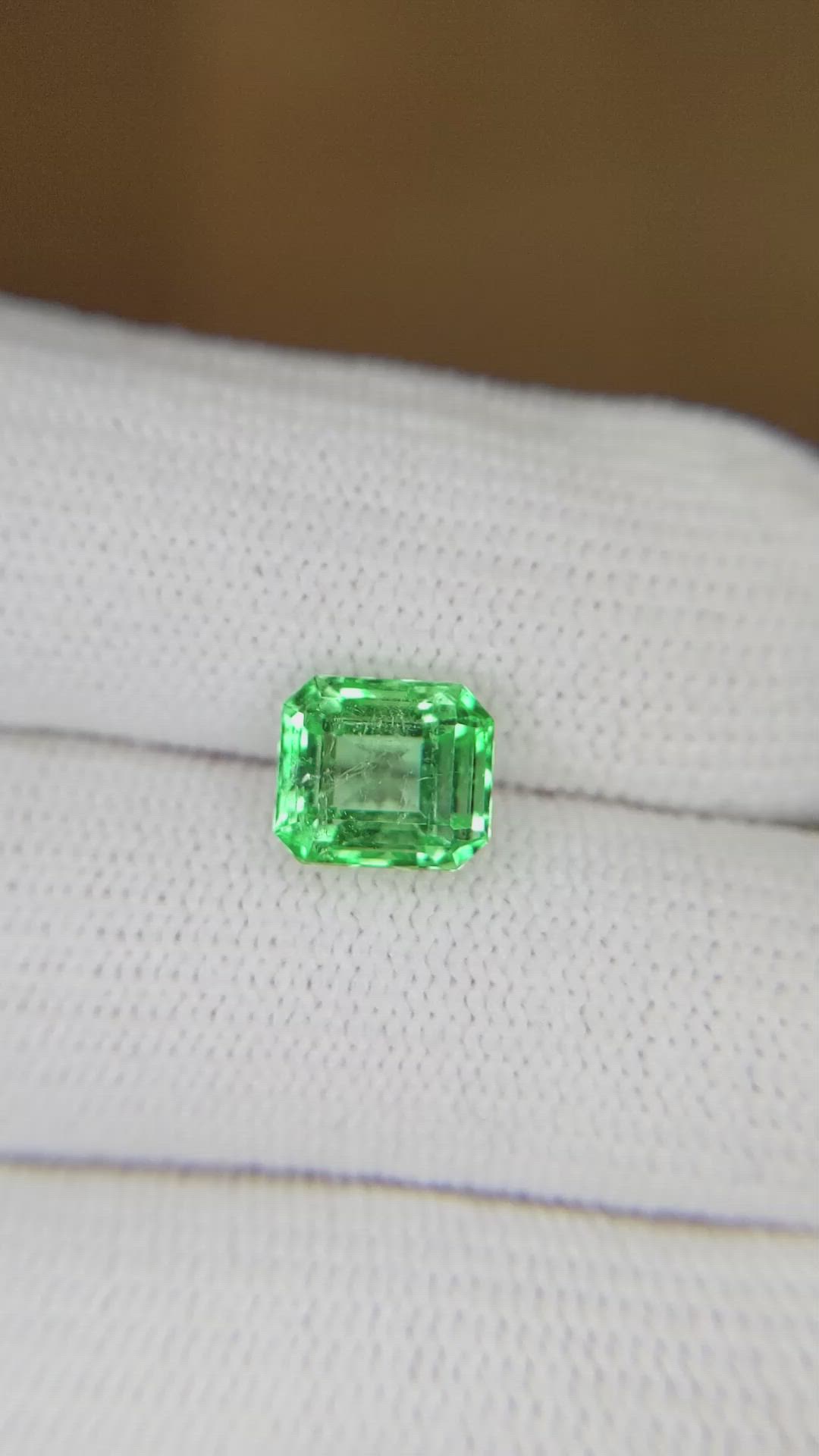 1.85 Ct. Emerald from Zambia Size Video