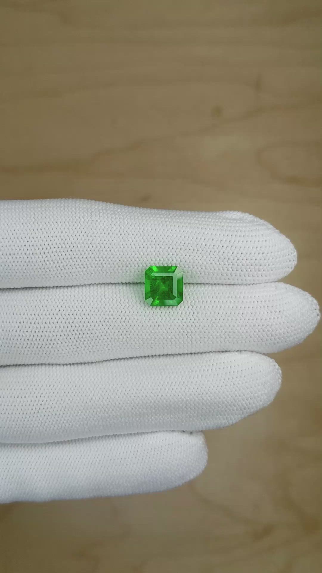 2.14 Ct. Emerald from Colombia Size Video