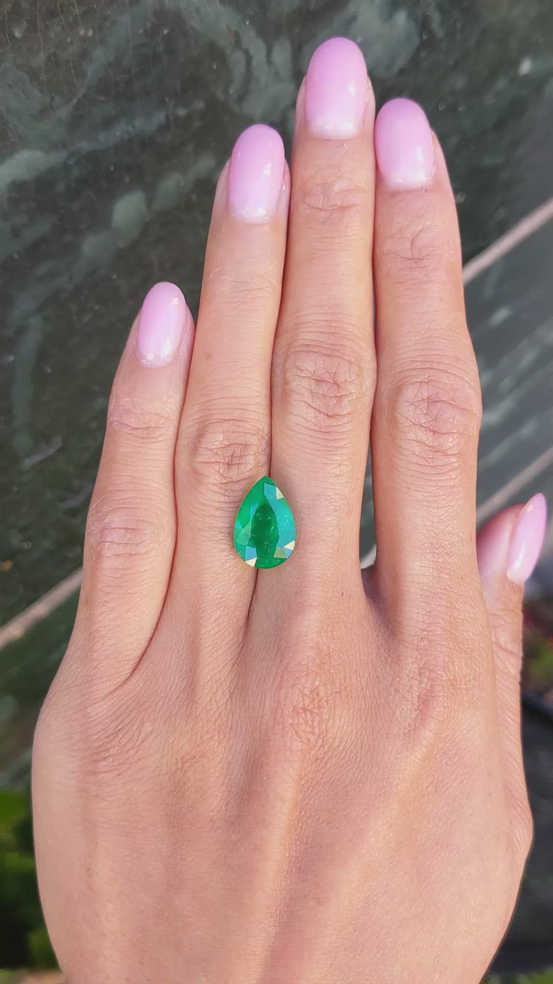 4.08 Ct. Emerald from Colombia Size Video