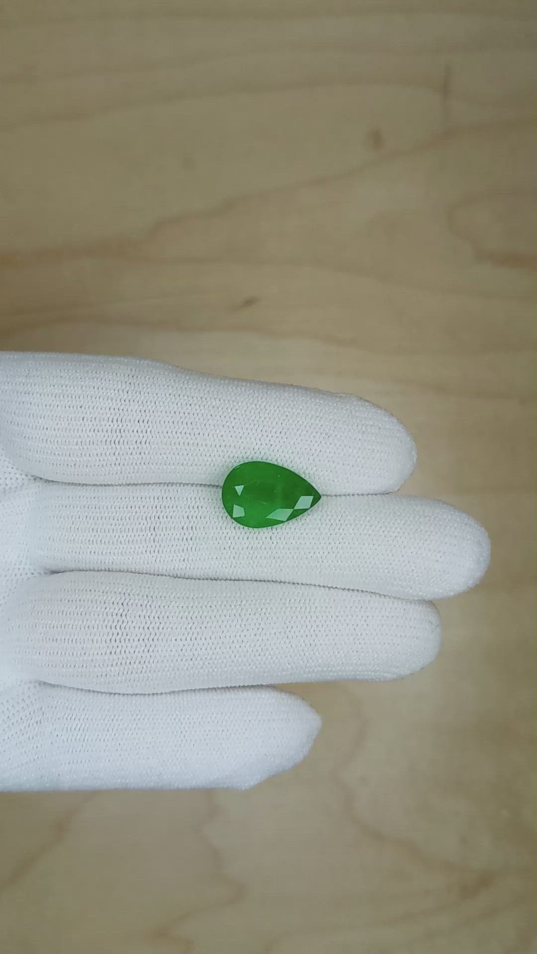 4.08 Ct. Emerald from Colombia Size Video