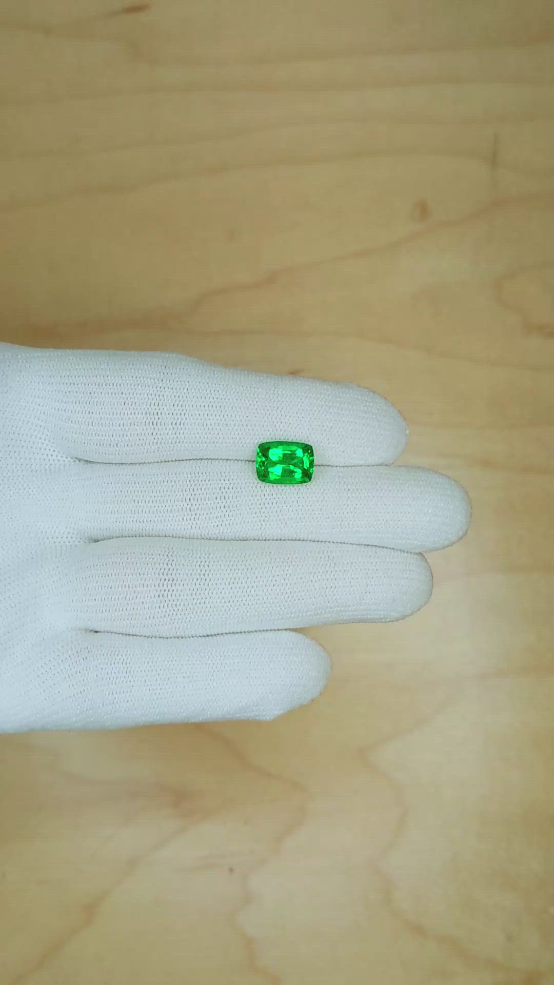2.67 Ct. Emerald from Zambia Size Video