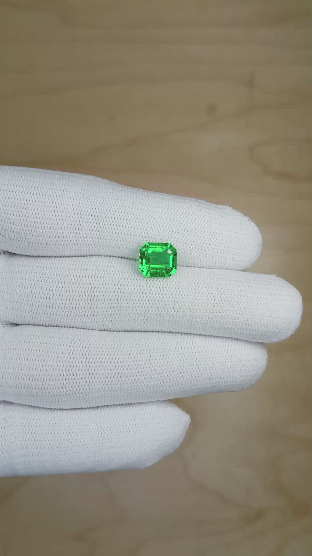 2.24 Ct. Emerald from Zambia Size Video