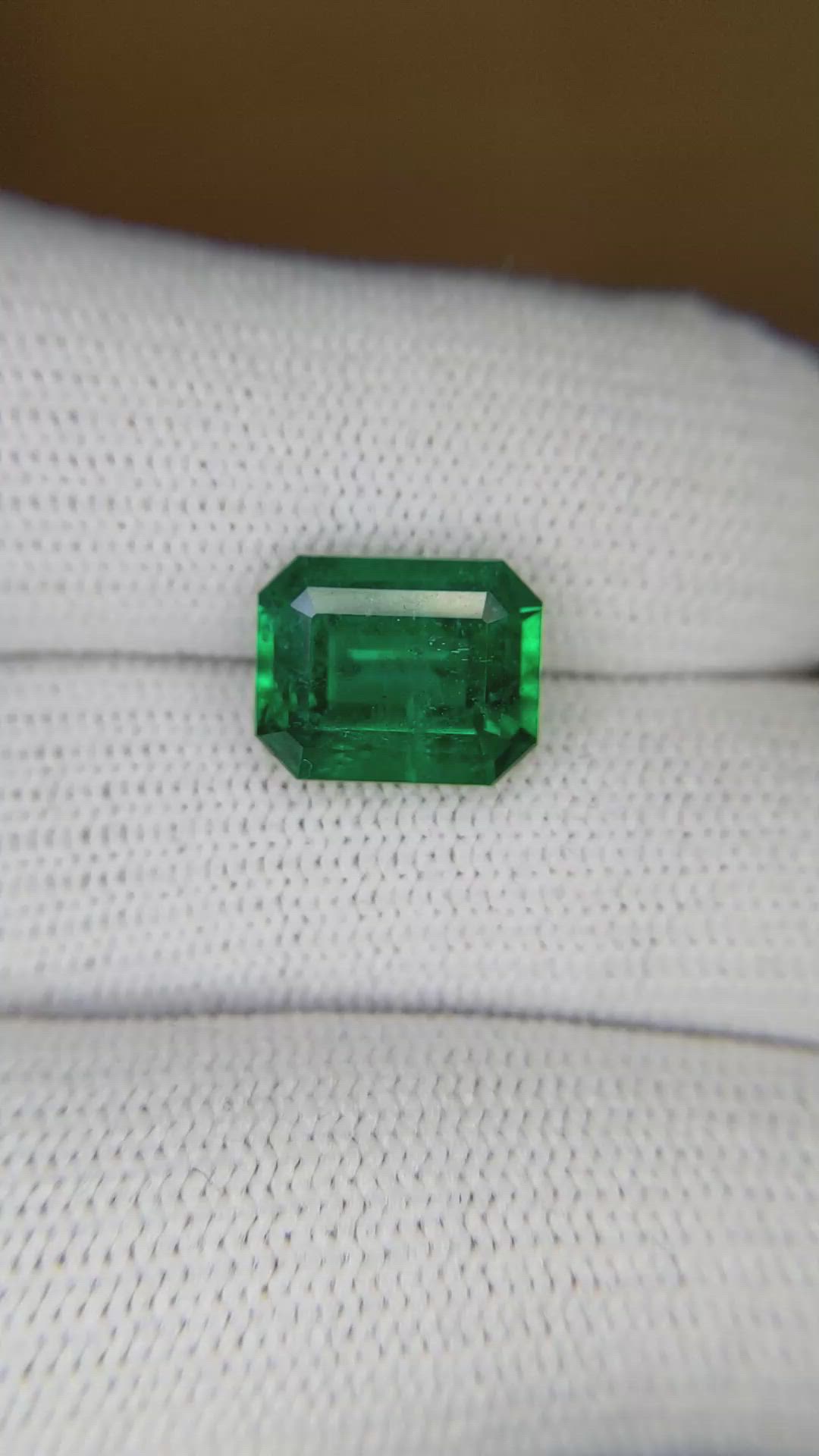 3.42 Ct. Emerald from Colombia Size Video