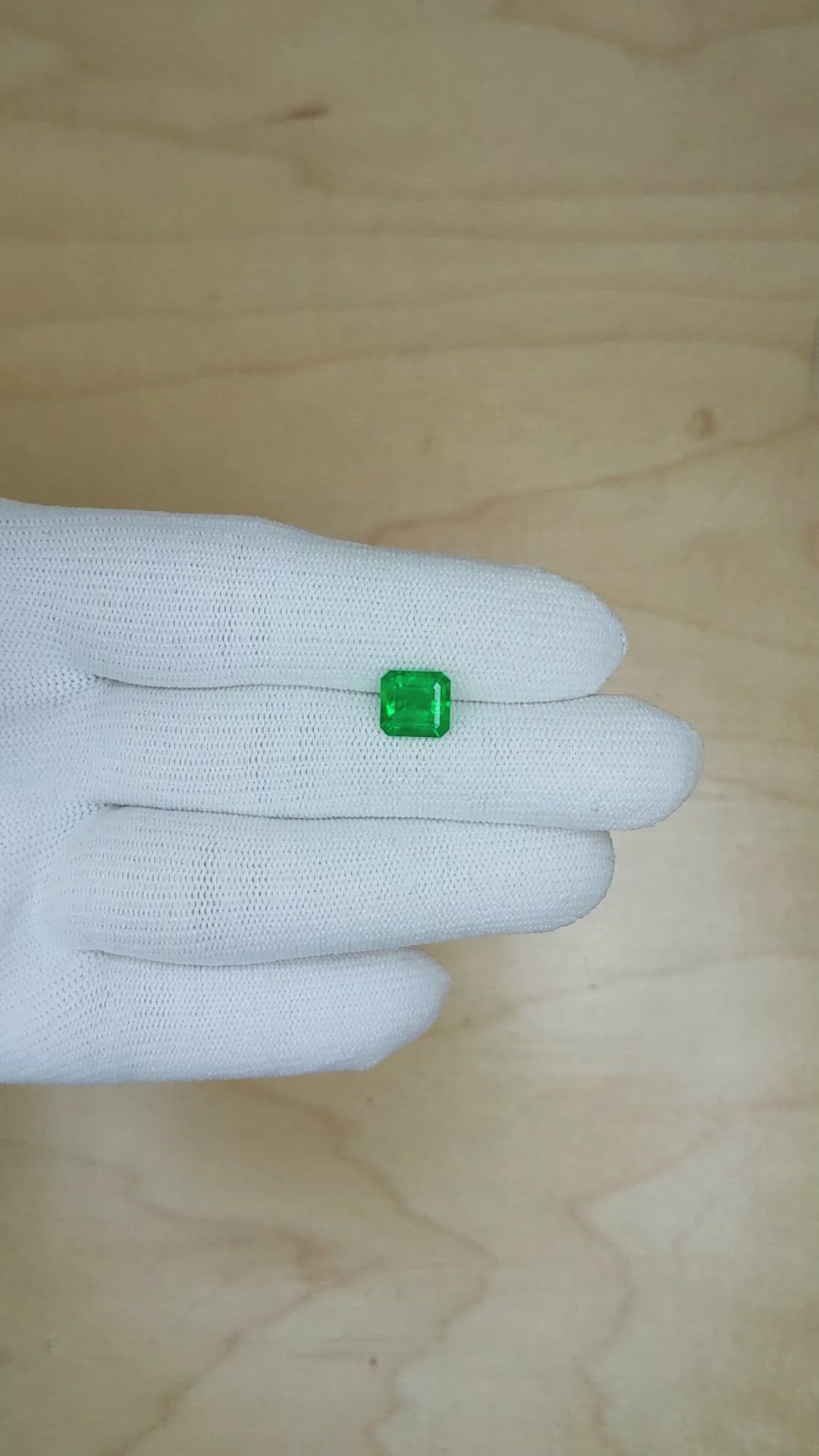 1.97 Ct. Emerald from Colombia Size Video