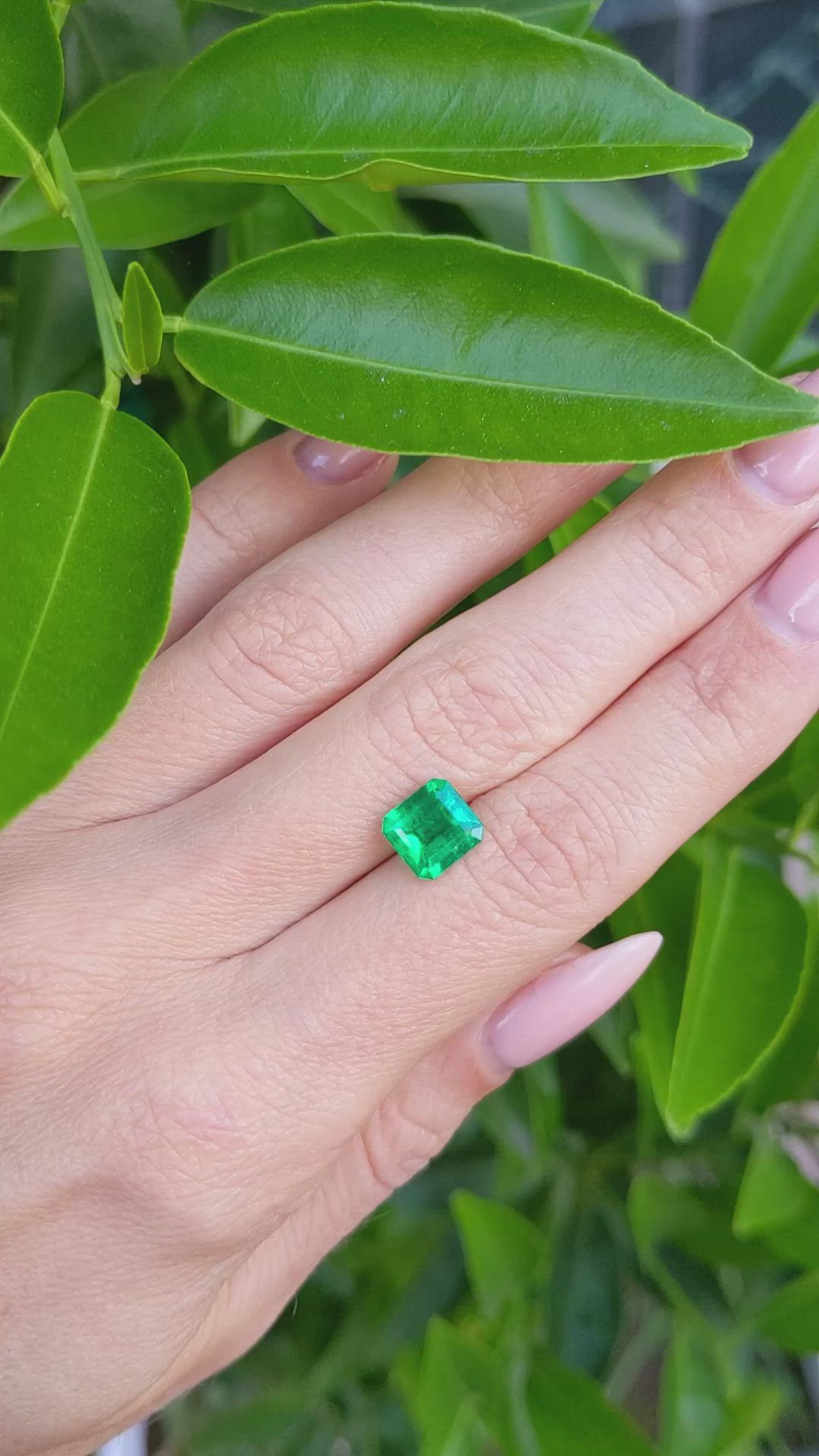 1.97 Ct. Emerald from Colombia Size Video