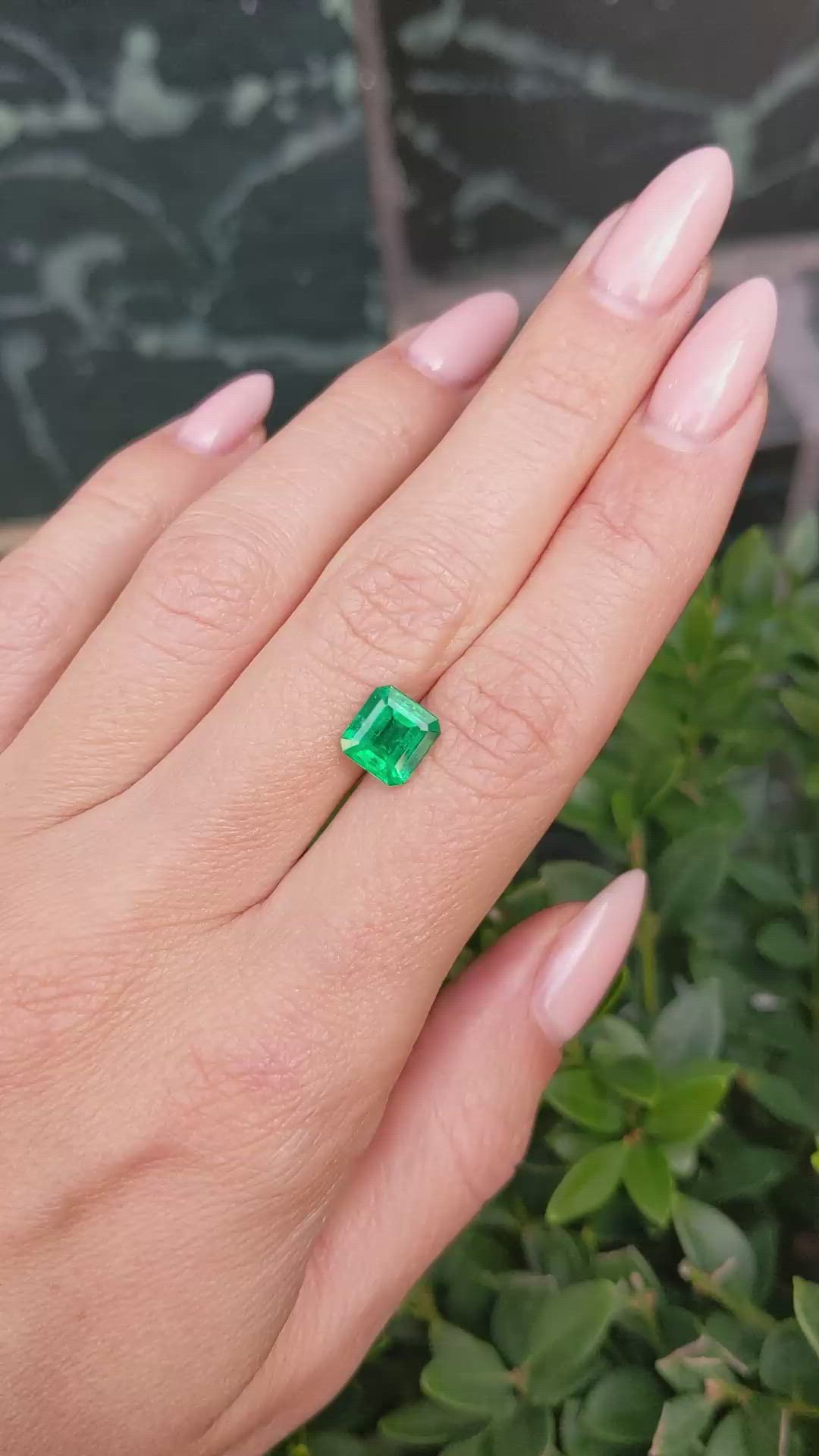 1.97 Ct. Emerald from Colombia Size Video