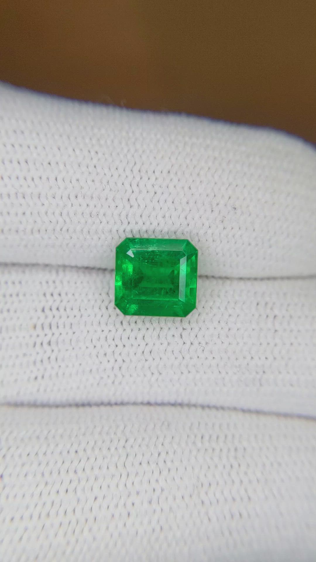 1.97 Ct. Emerald from Colombia Size Video
